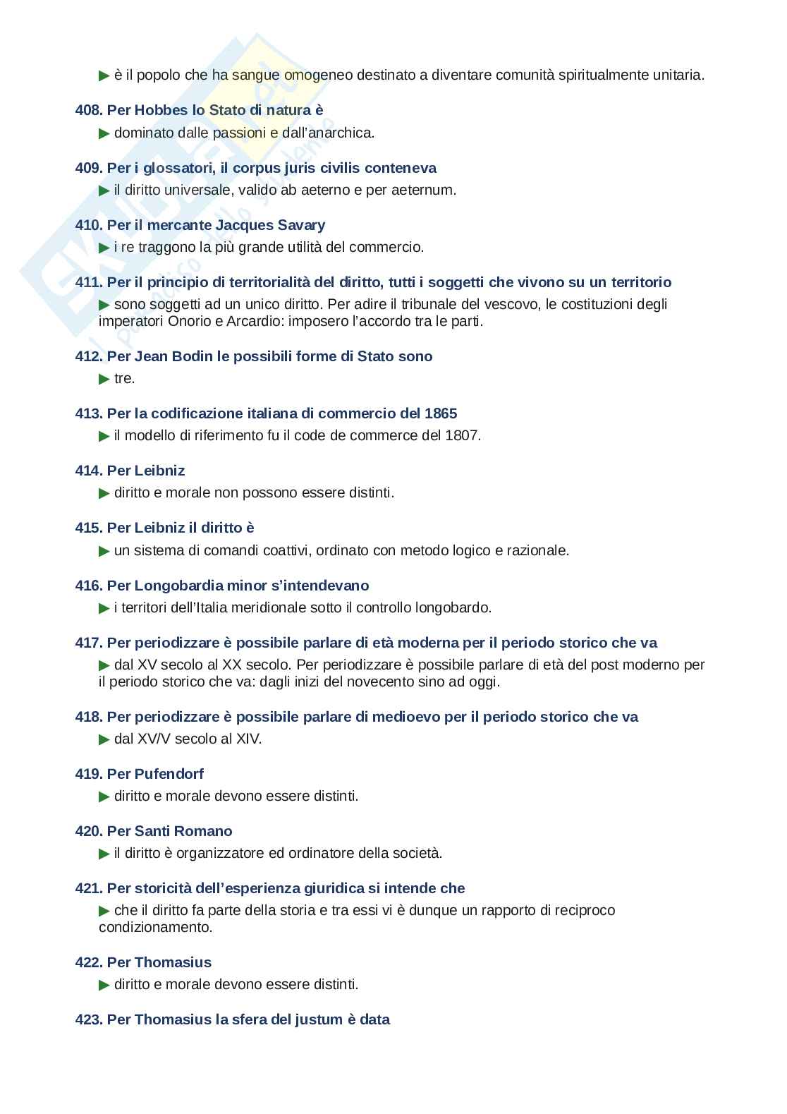 Domande e Risposte Storia moderna, ordine alfabetico 2025 Pag. 26
