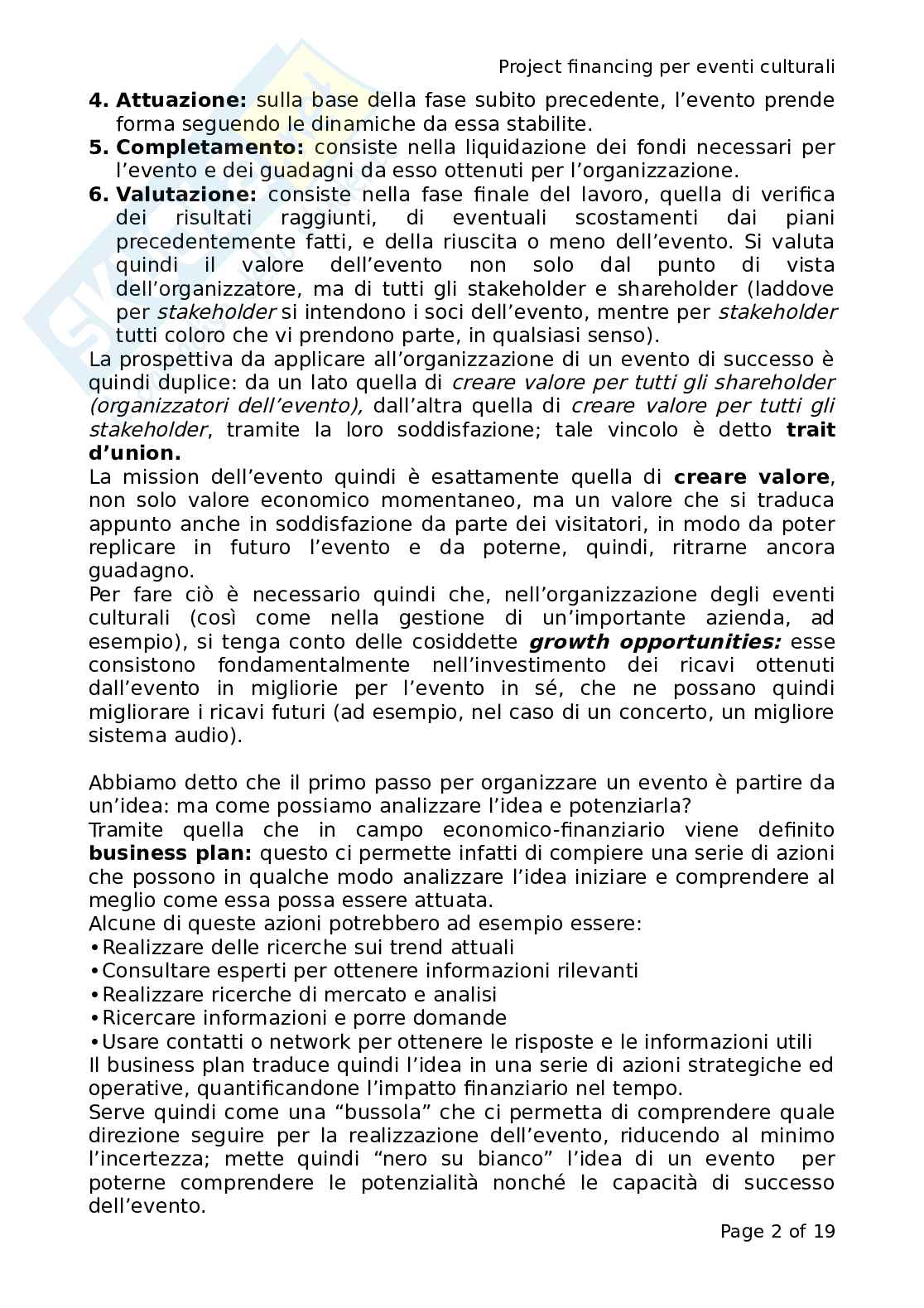 Economia dello spettacolo Pag. 2