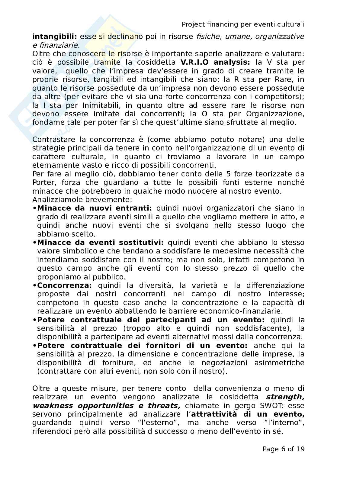 Economia dello spettacolo Pag. 6