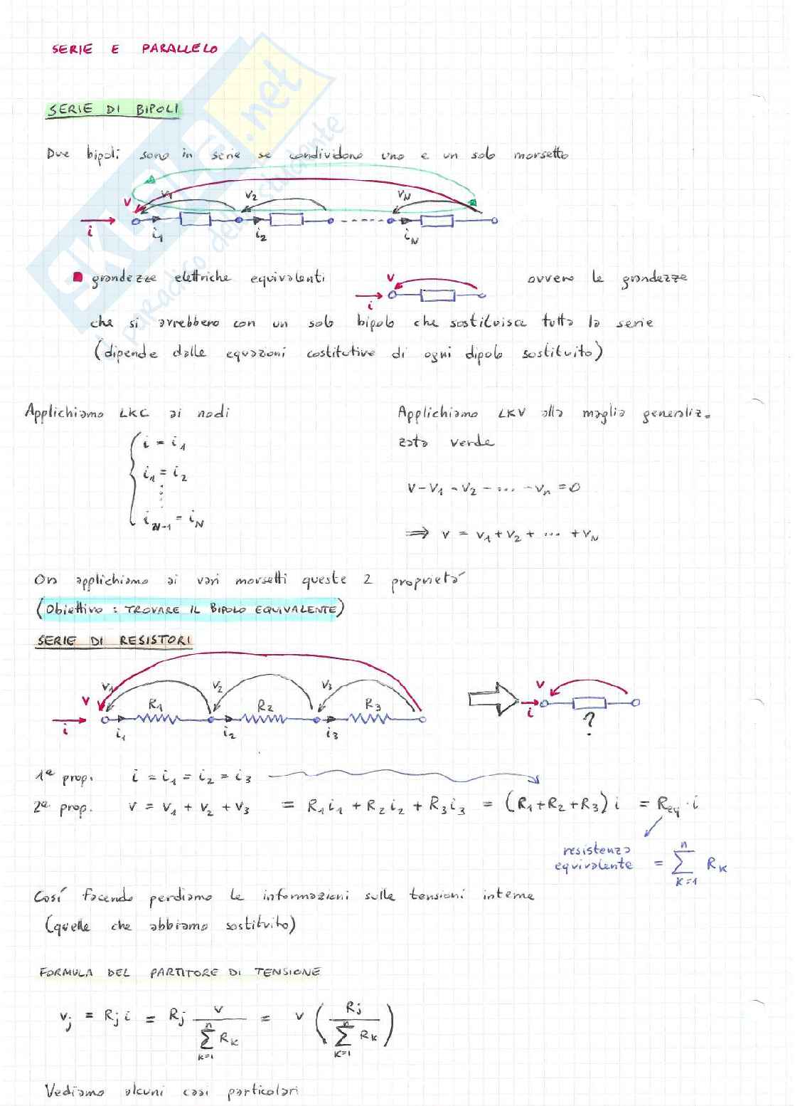 Elettrotecnica - appunti completi + esercitazioni e temi d'esame Pag. 16