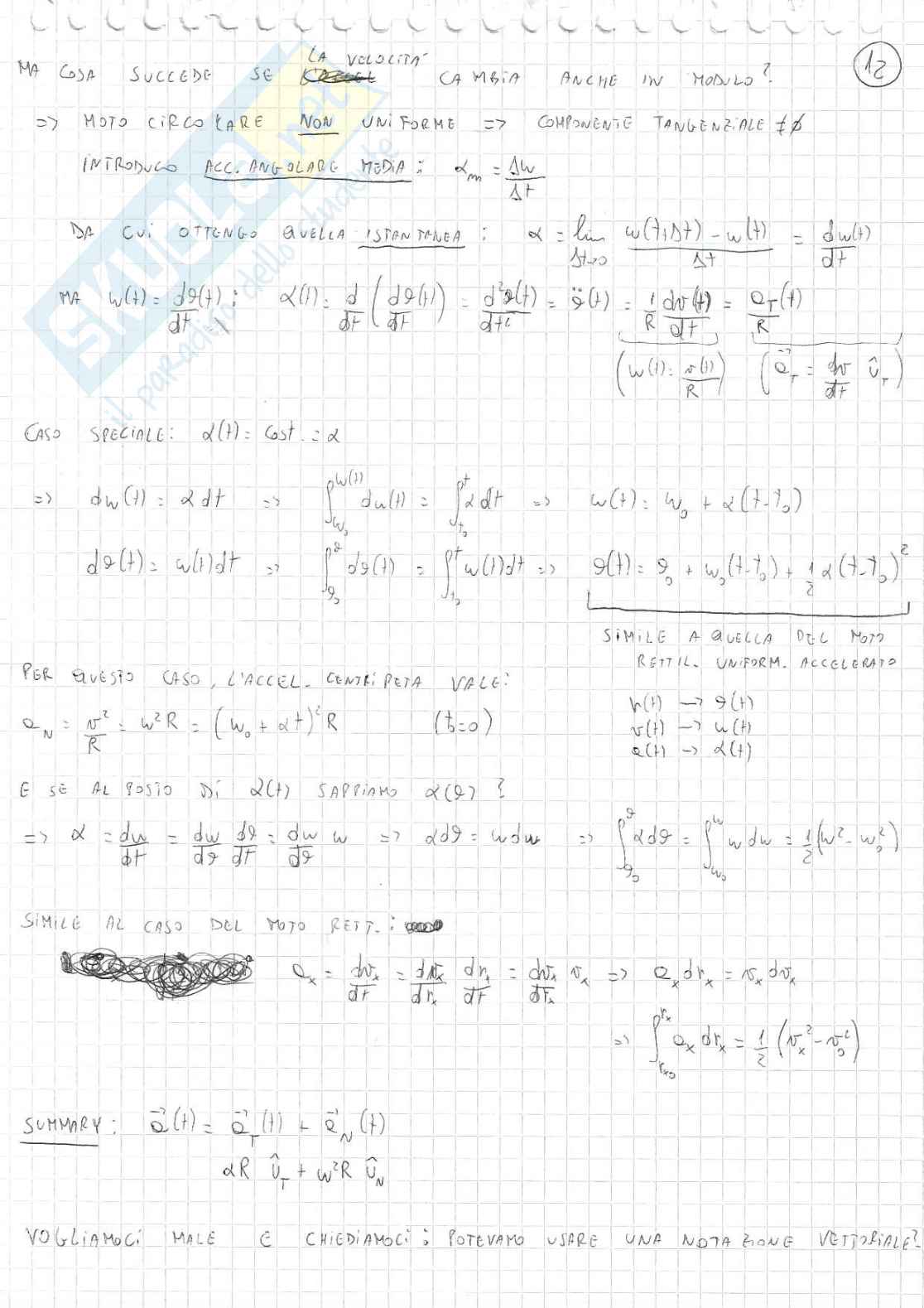 Cinematica  Pag. 16