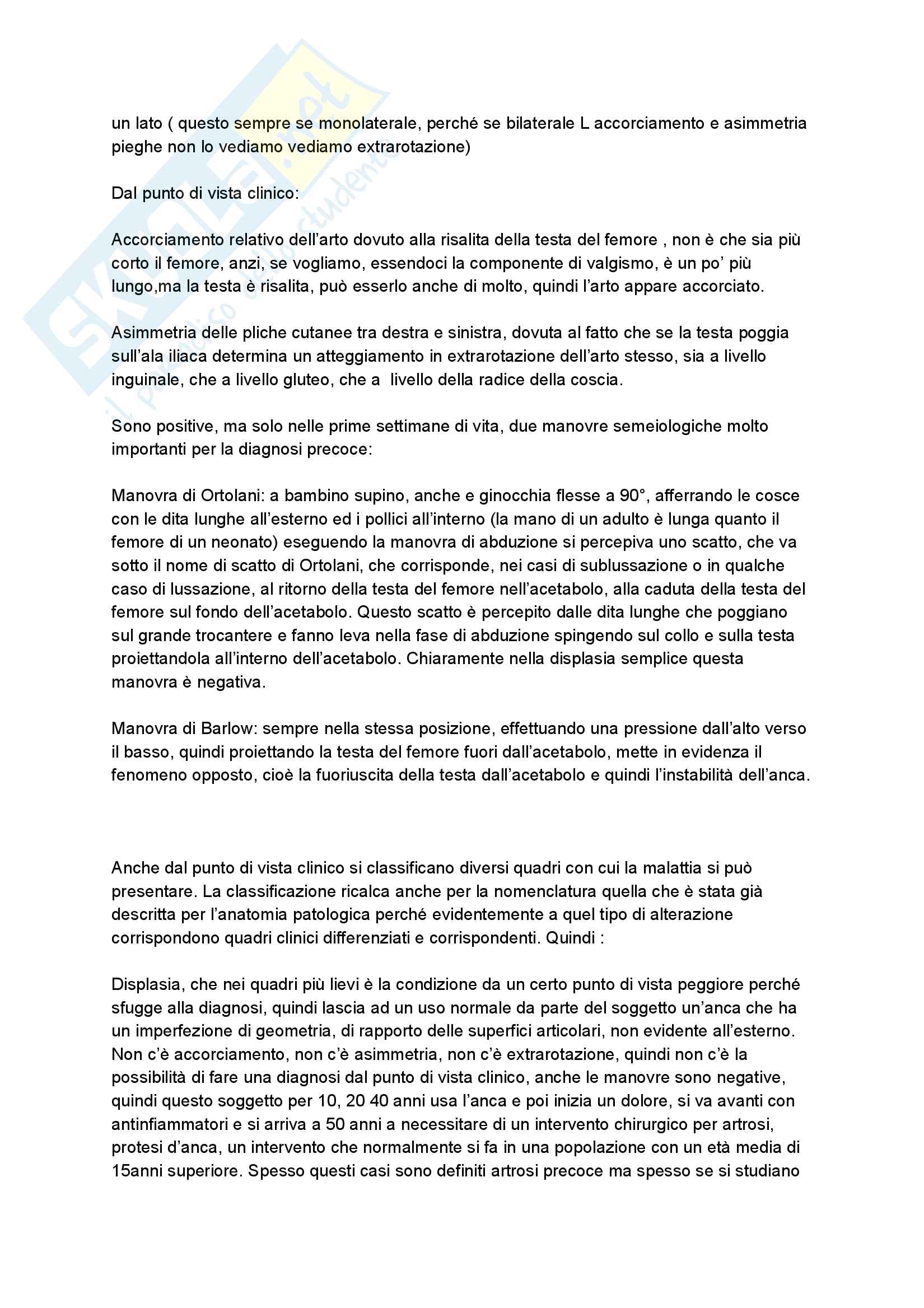 Displasia congenita dell'anca Pag. 6