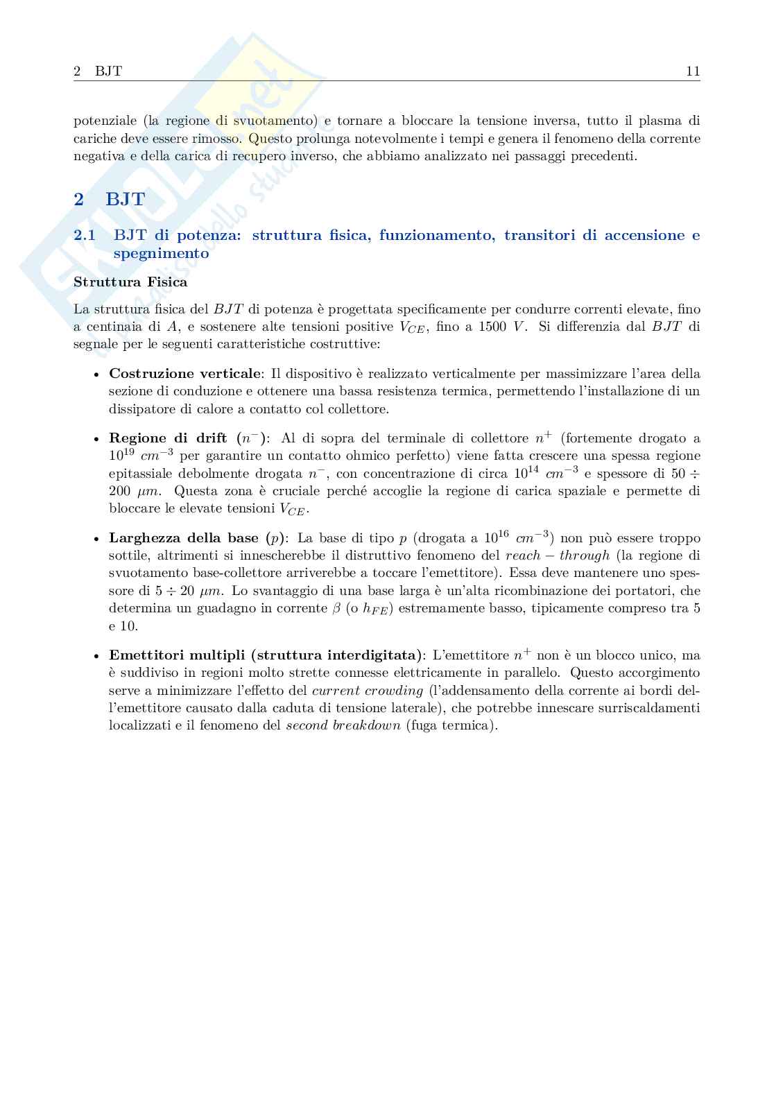 Risposte domande Elettronica di potenza (parte dispositivi) Pag. 11