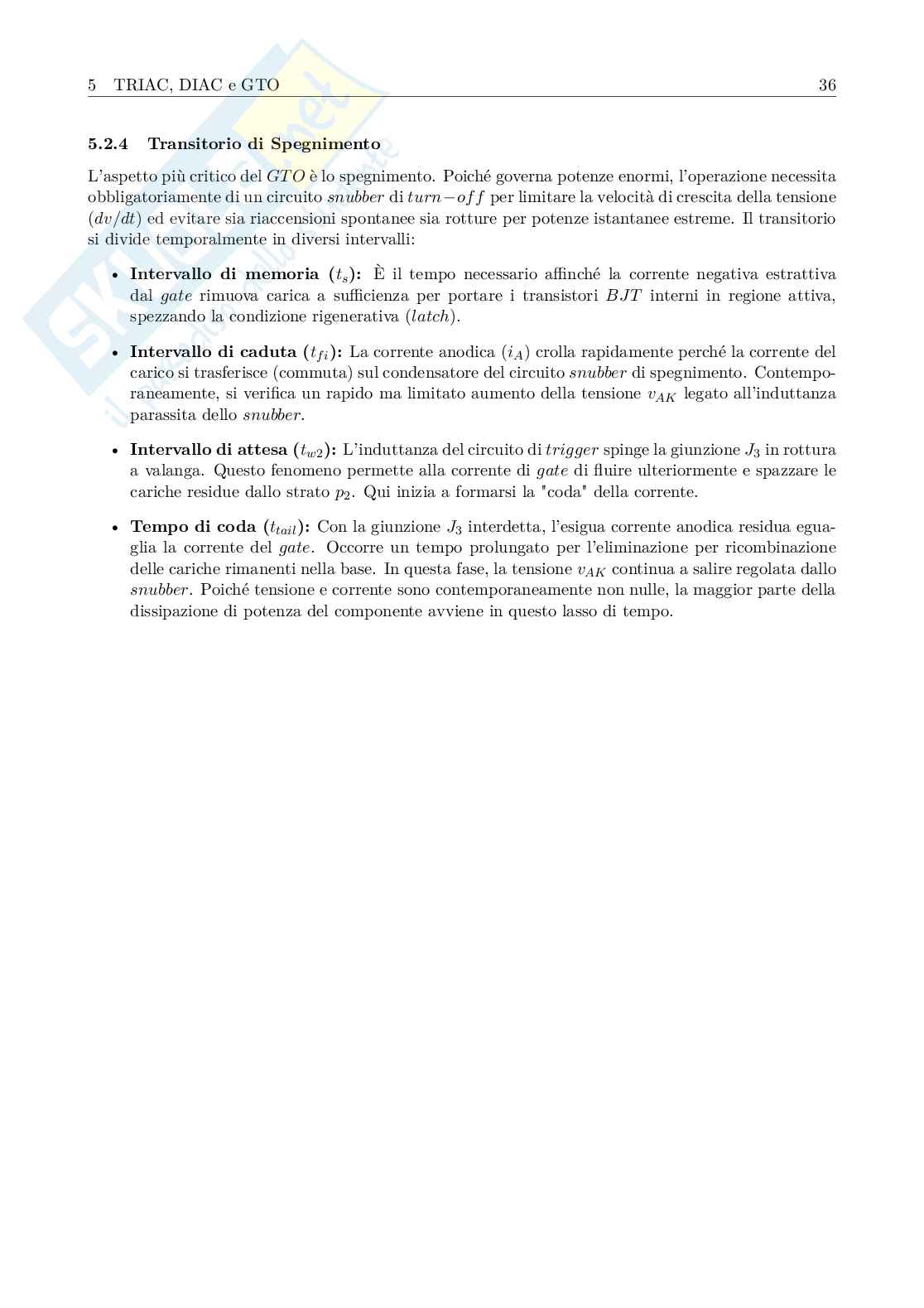 Risposte domande Elettronica di potenza (parte dispositivi) Pag. 36