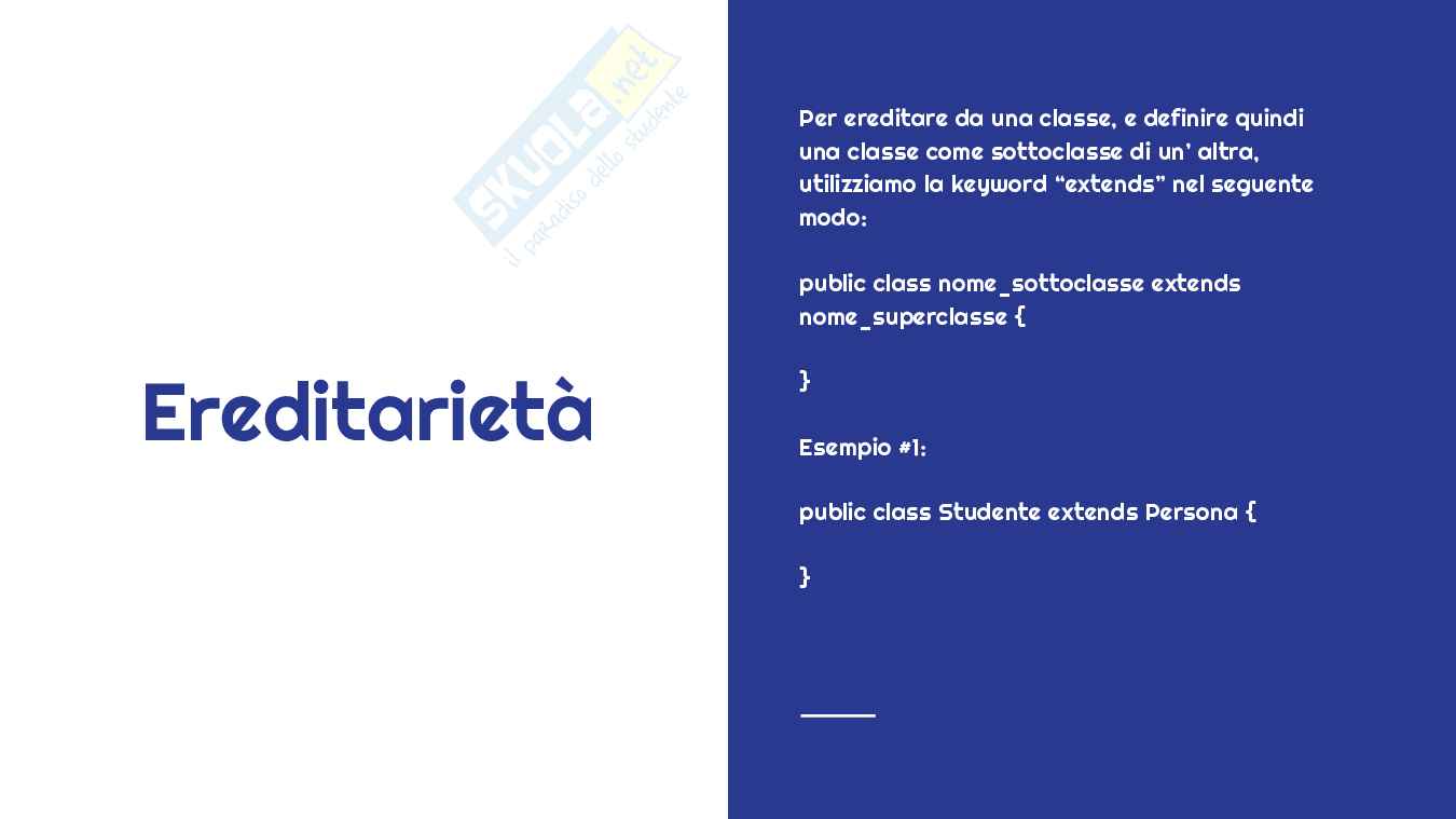 JAVA: programmazione a oggetti (OOP) Pag. 36
