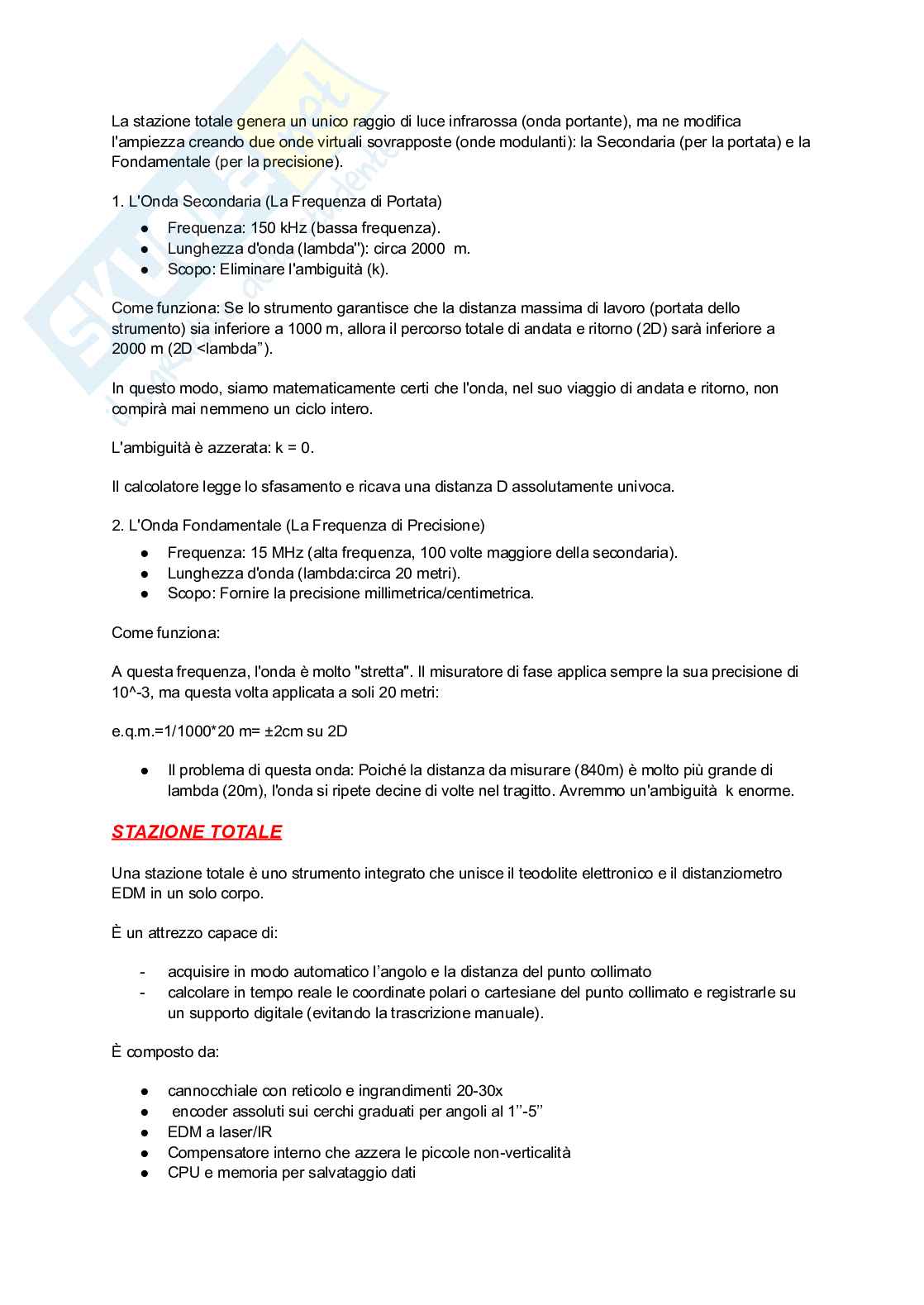 Appunti  sintetico corso di Topografia  Pag. 6