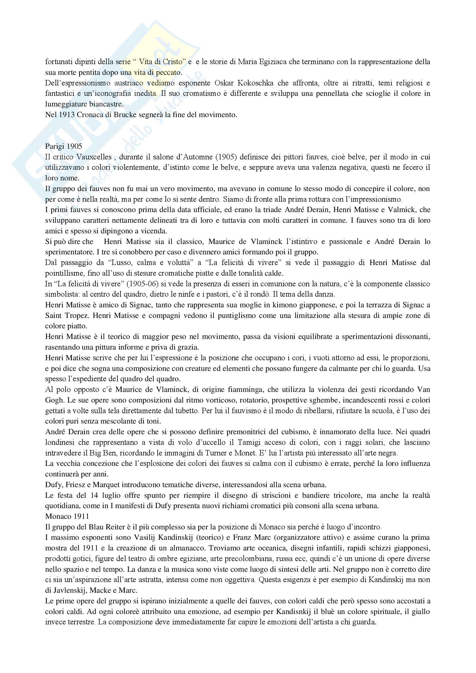 Arte moderna Pag. 11