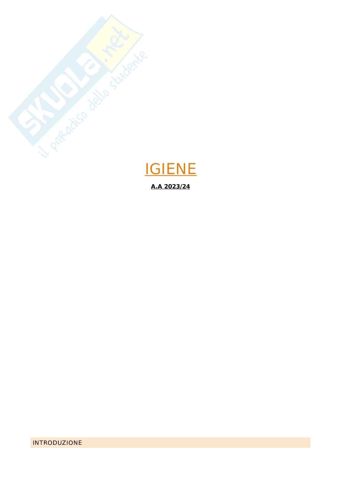Igiene Pag. 1