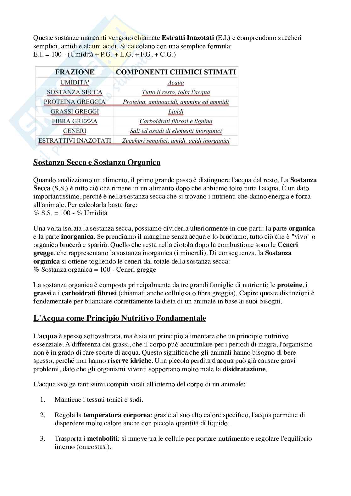 Nutrizione ed alimentazione degli animali Pag. 11