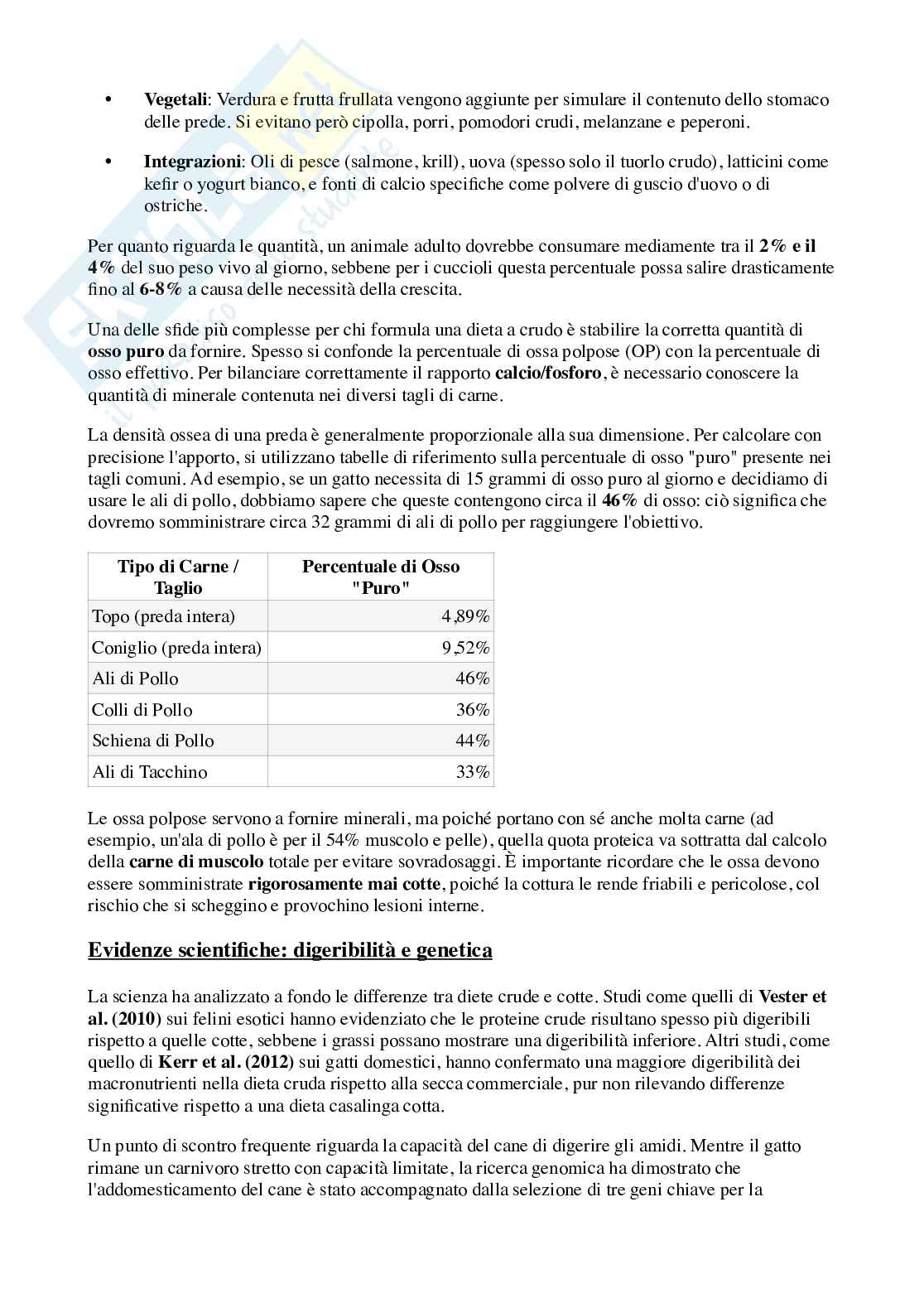 Nutrizione ed alimentazione degli animali Pag. 61
