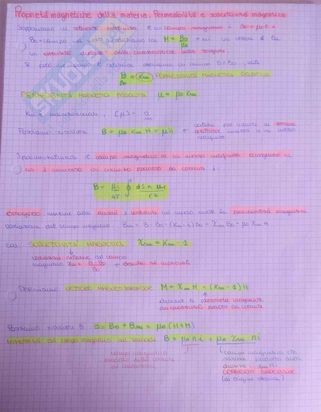 riassunto fisica 2, prof belardini Pag. 46