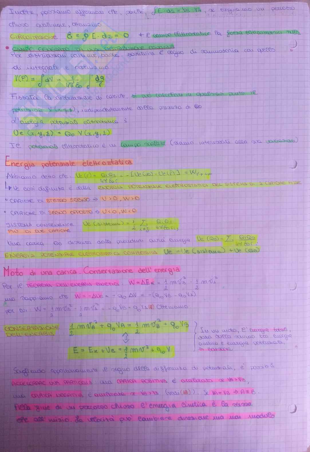 riassunto fisica 2, prof belardini Pag. 6