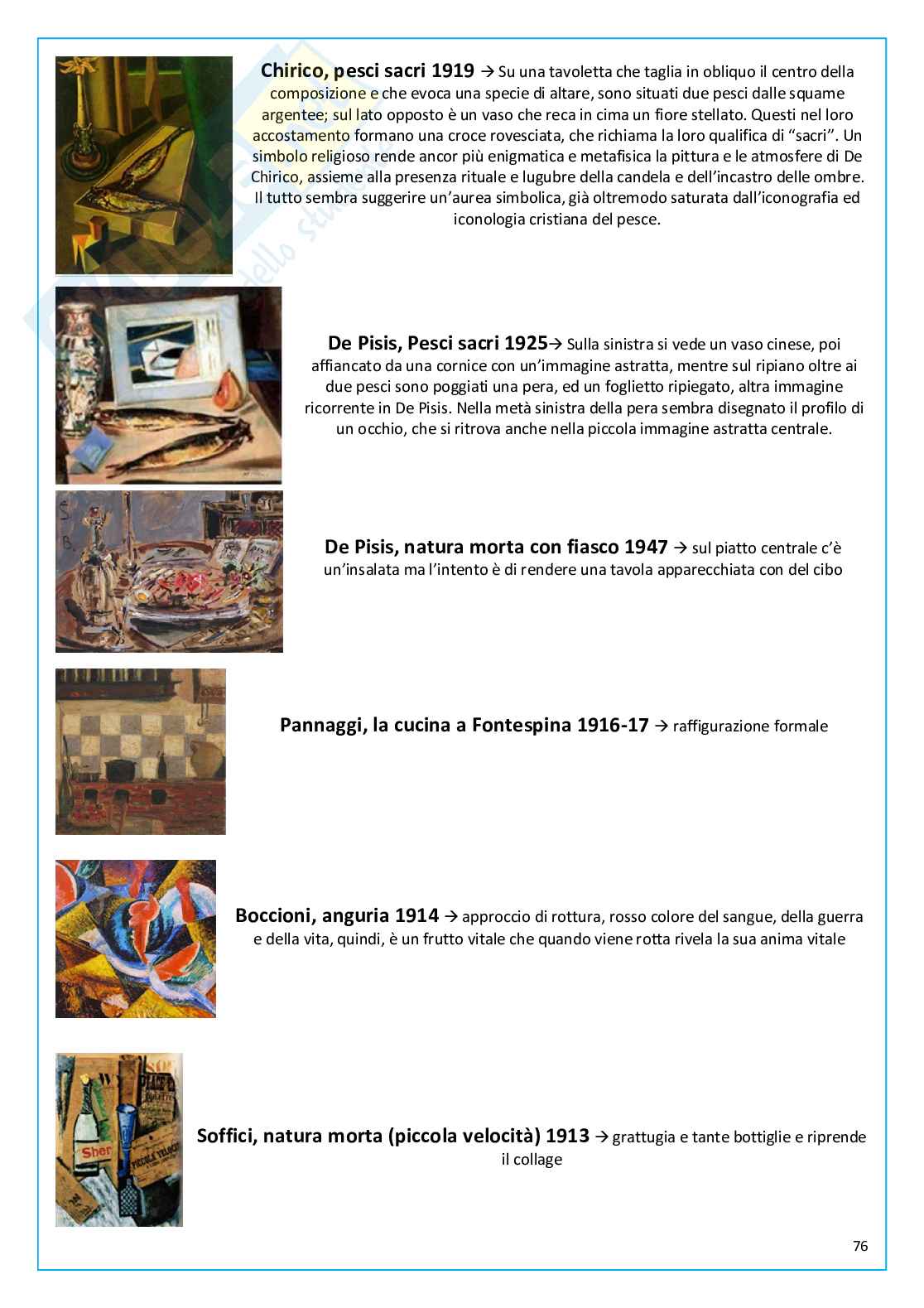 Iconografia del cibo e della mensa  Pag. 76