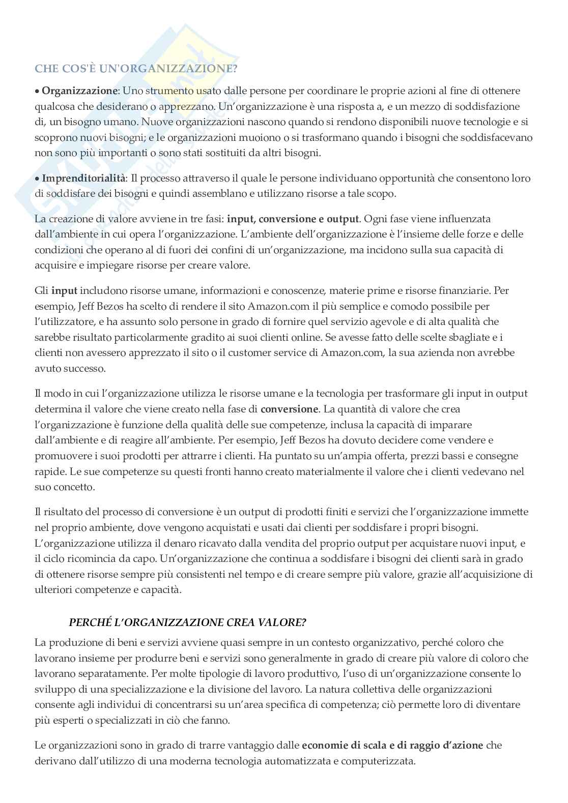 Organizzazione aziendale Pag. 2