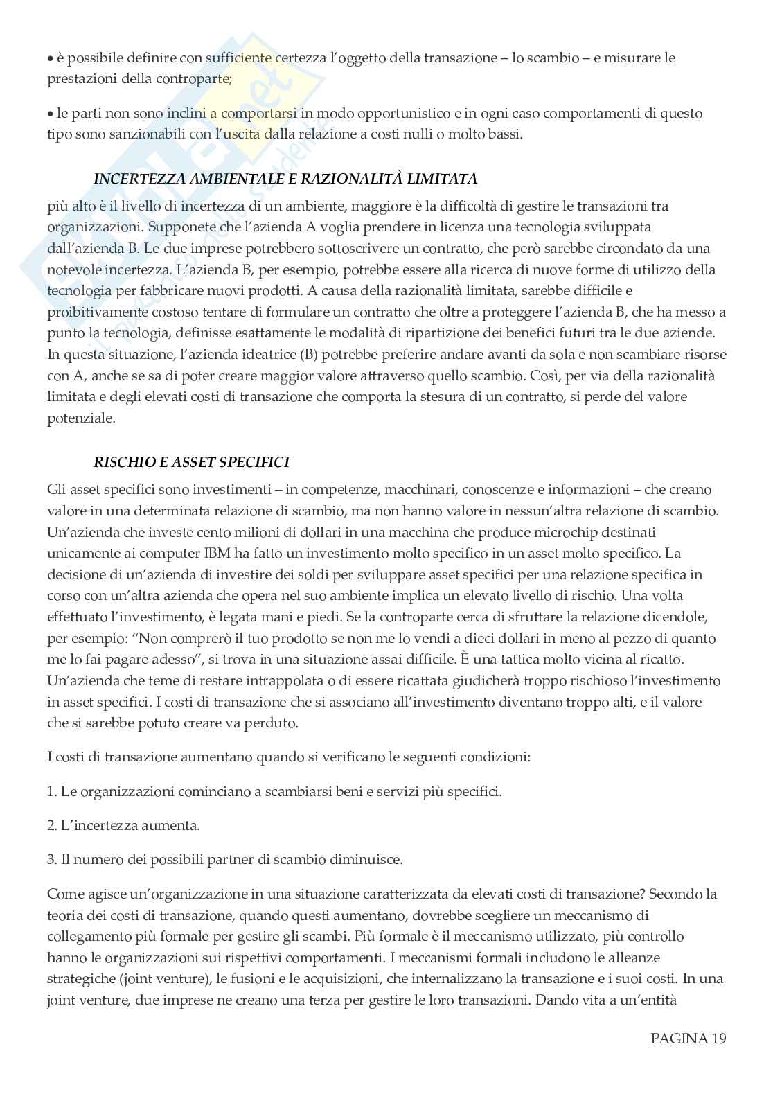 Organizzazione aziendale Pag. 21