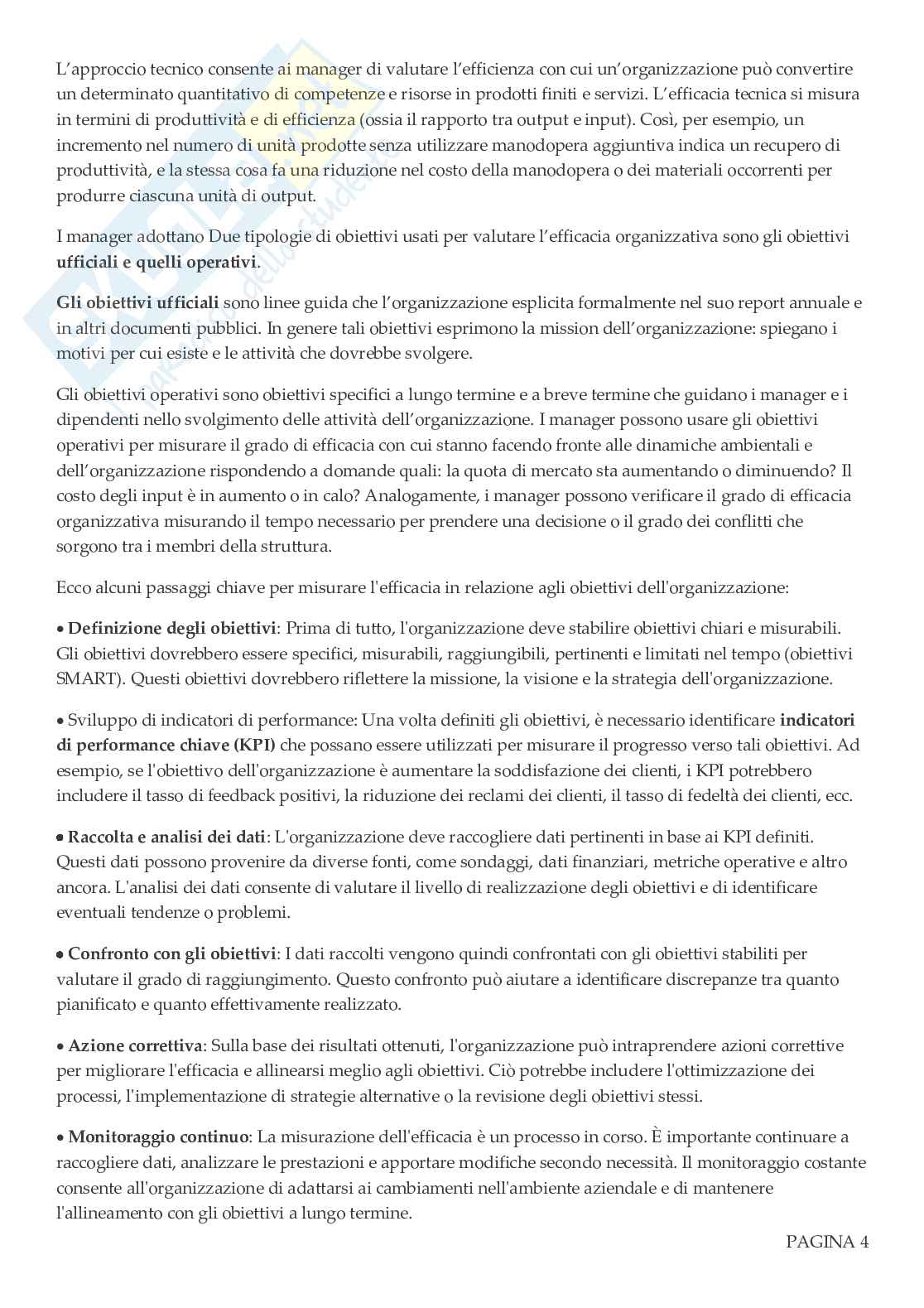 Organizzazione aziendale Pag. 6