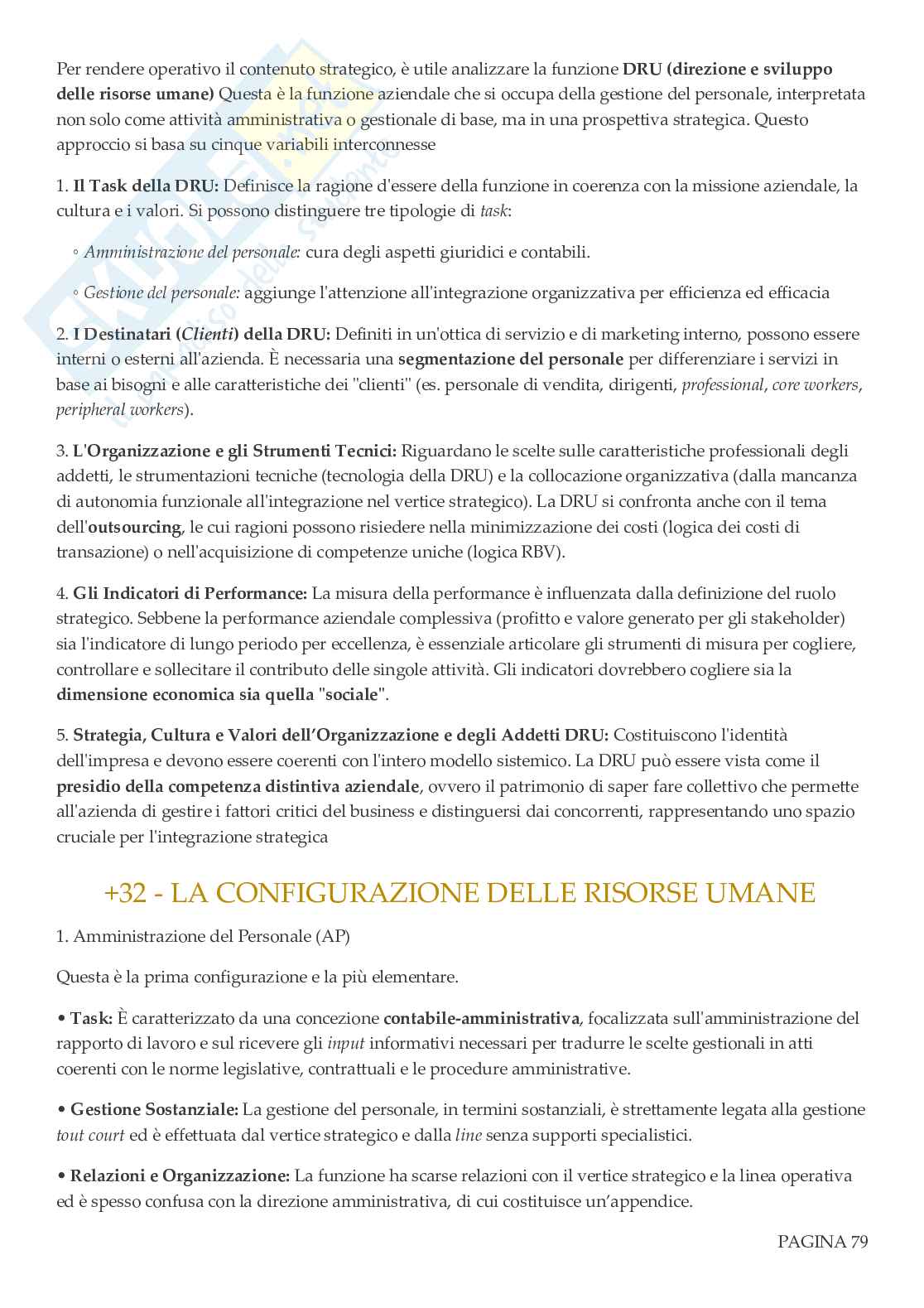 Organizzazione aziendale Pag. 81