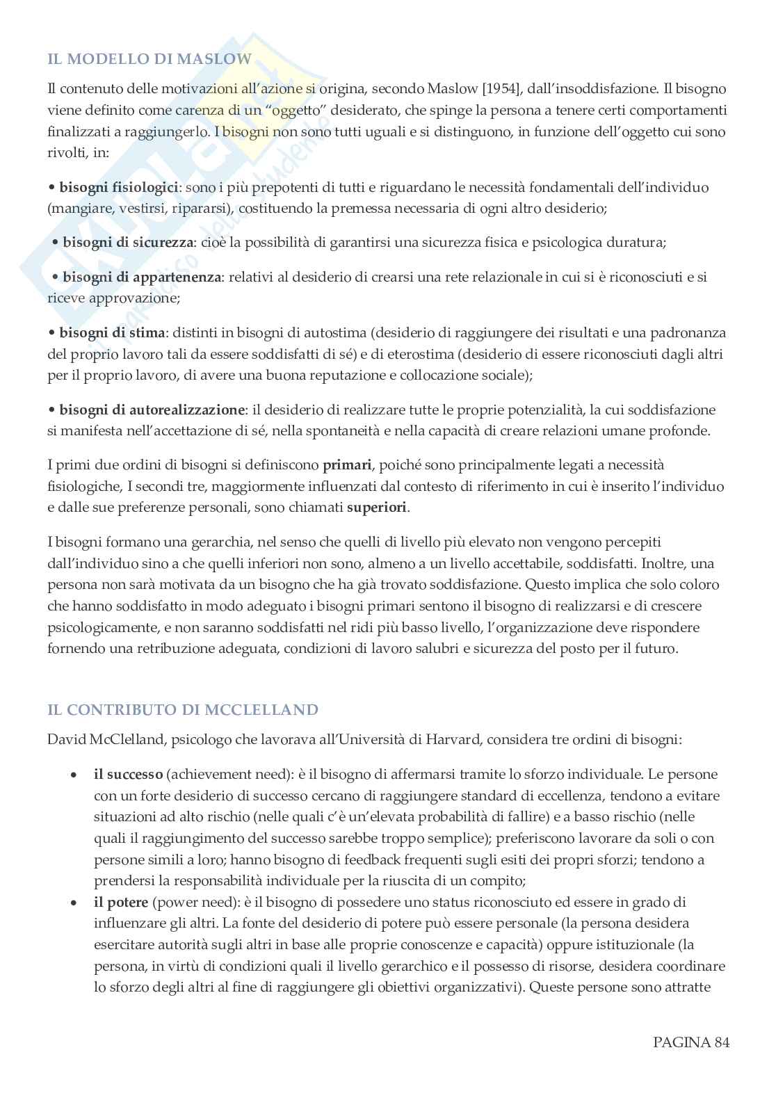 Organizzazione aziendale Pag. 86