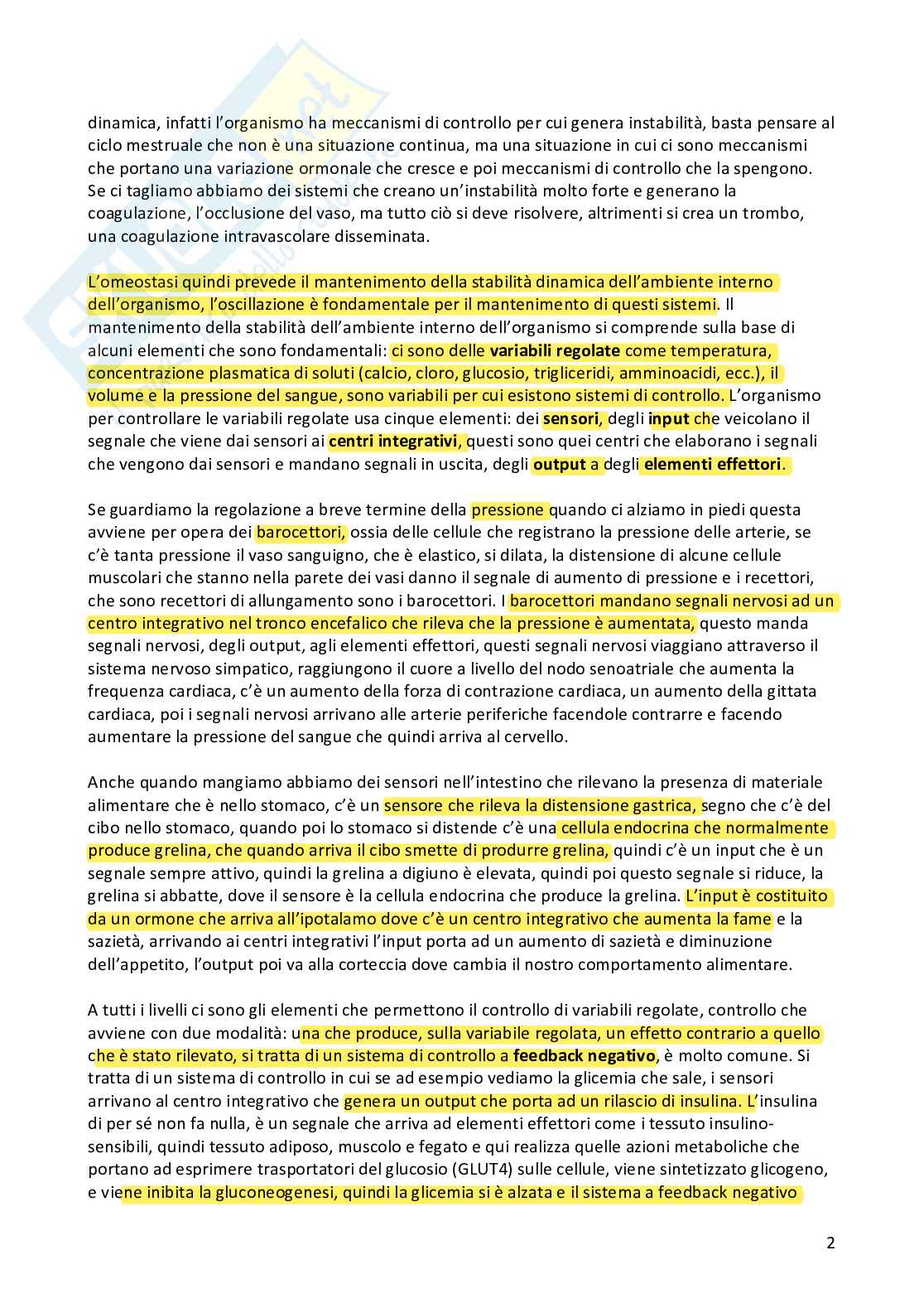Appunti Fisiologia umana completi Pag. 2