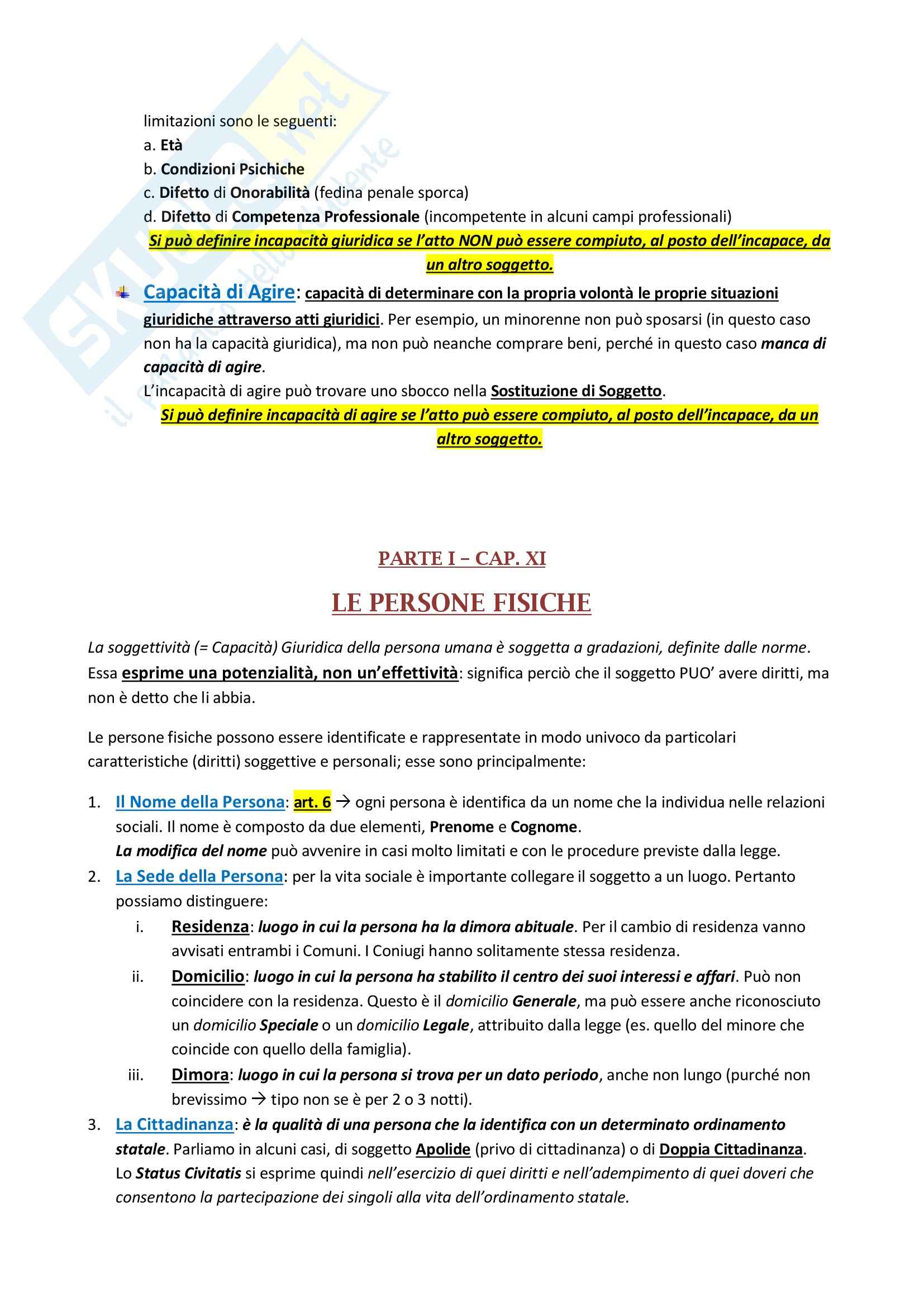 Istituzioni di Diritto privato Parte 1 e 2 Pag. 21