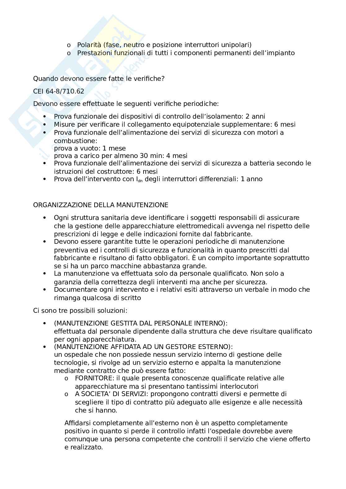 Ingegneria clinica Pag. 36