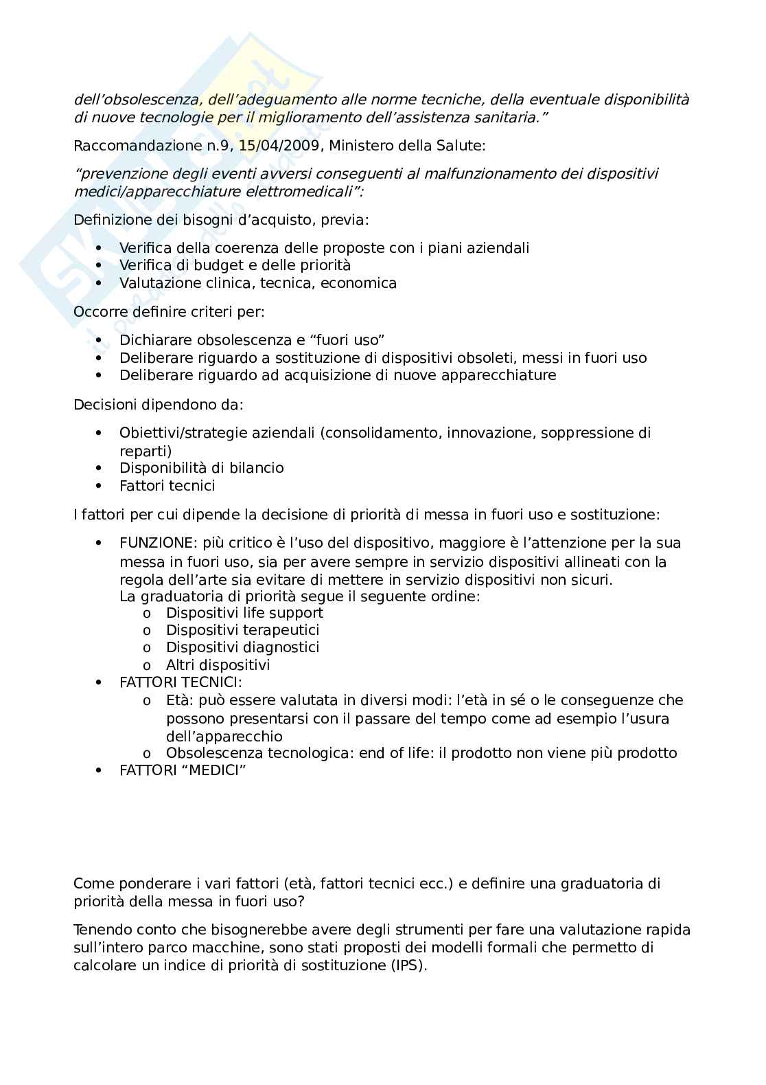 Ingegneria clinica Pag. 41