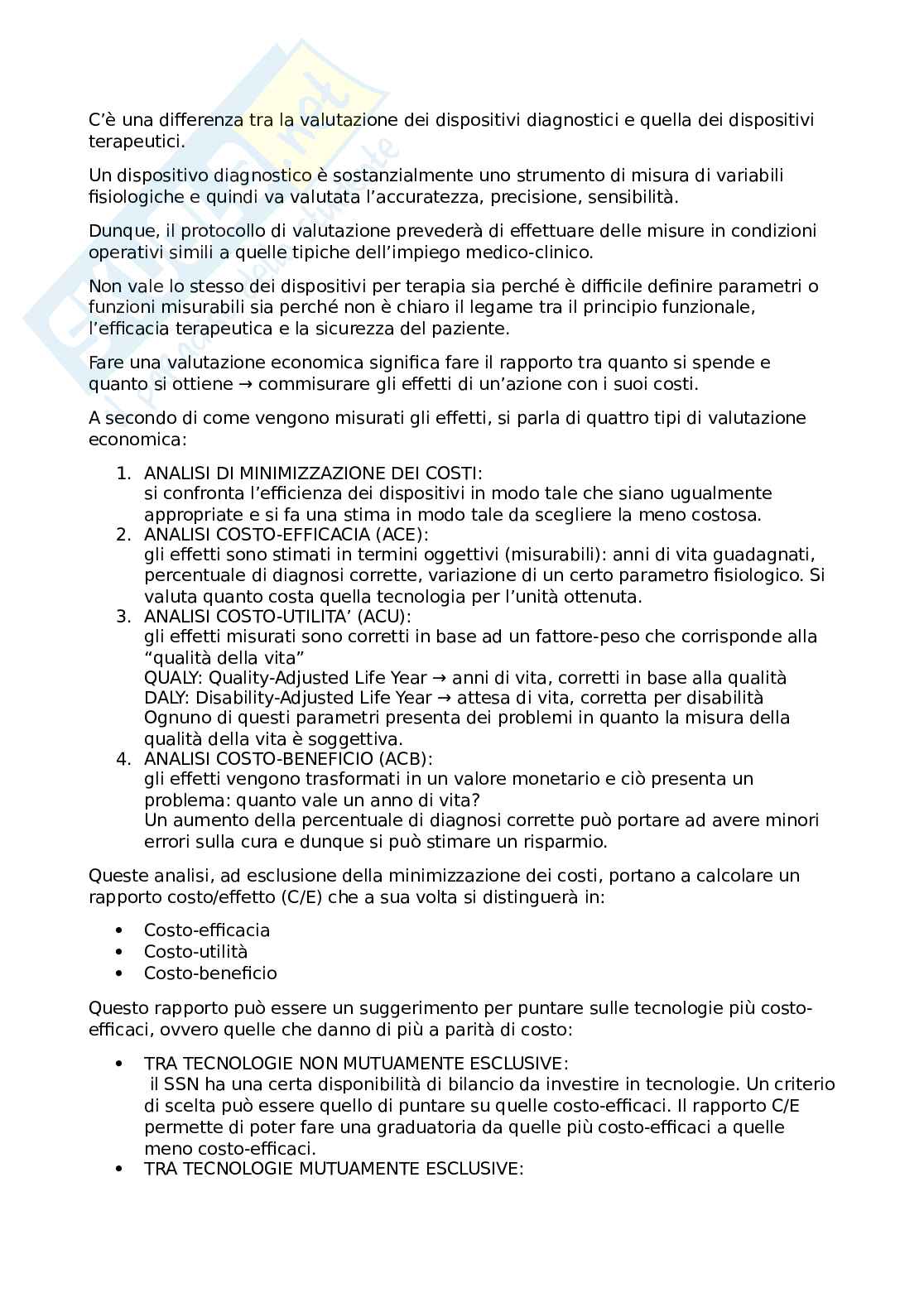 Ingegneria clinica Pag. 46