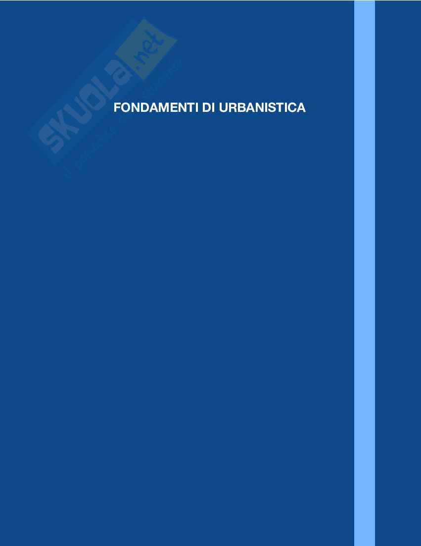 Corso di Fondamenti di urbanistica  Pag. 1