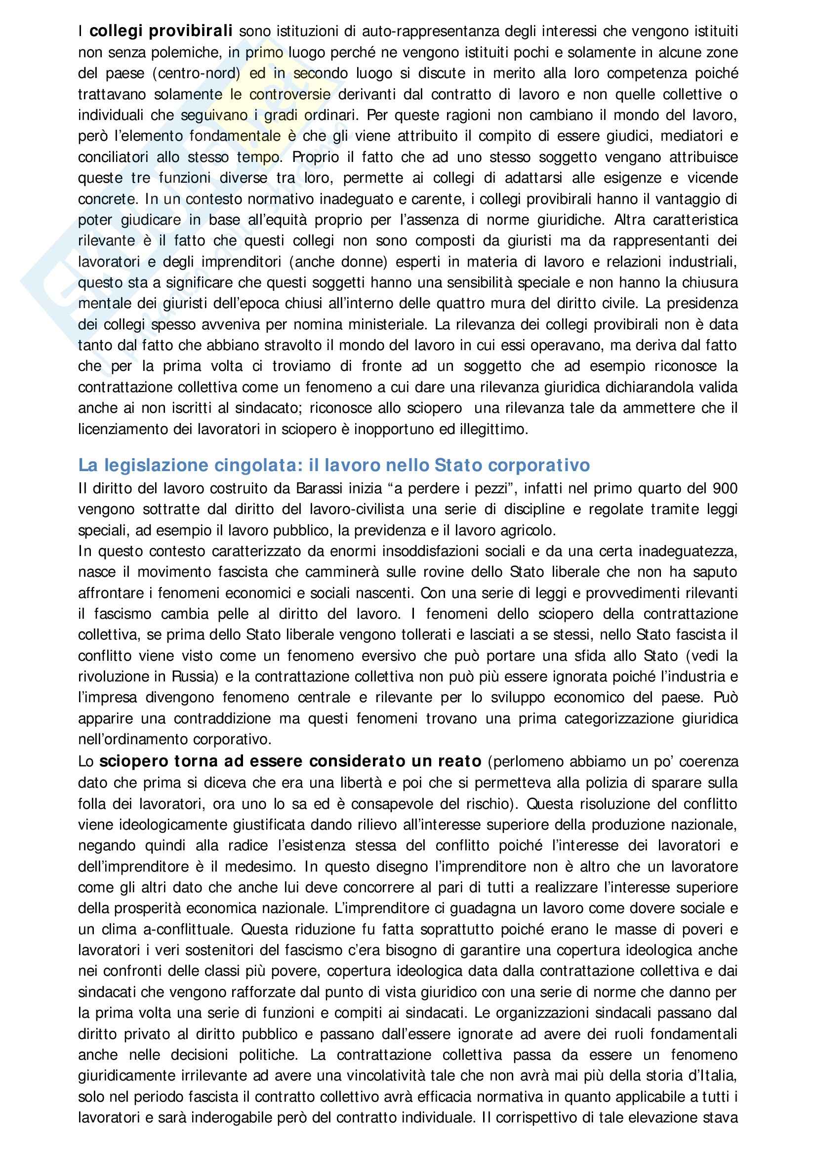 Diritto del lavoro - corso avanzato - Appunti Pag. 11
