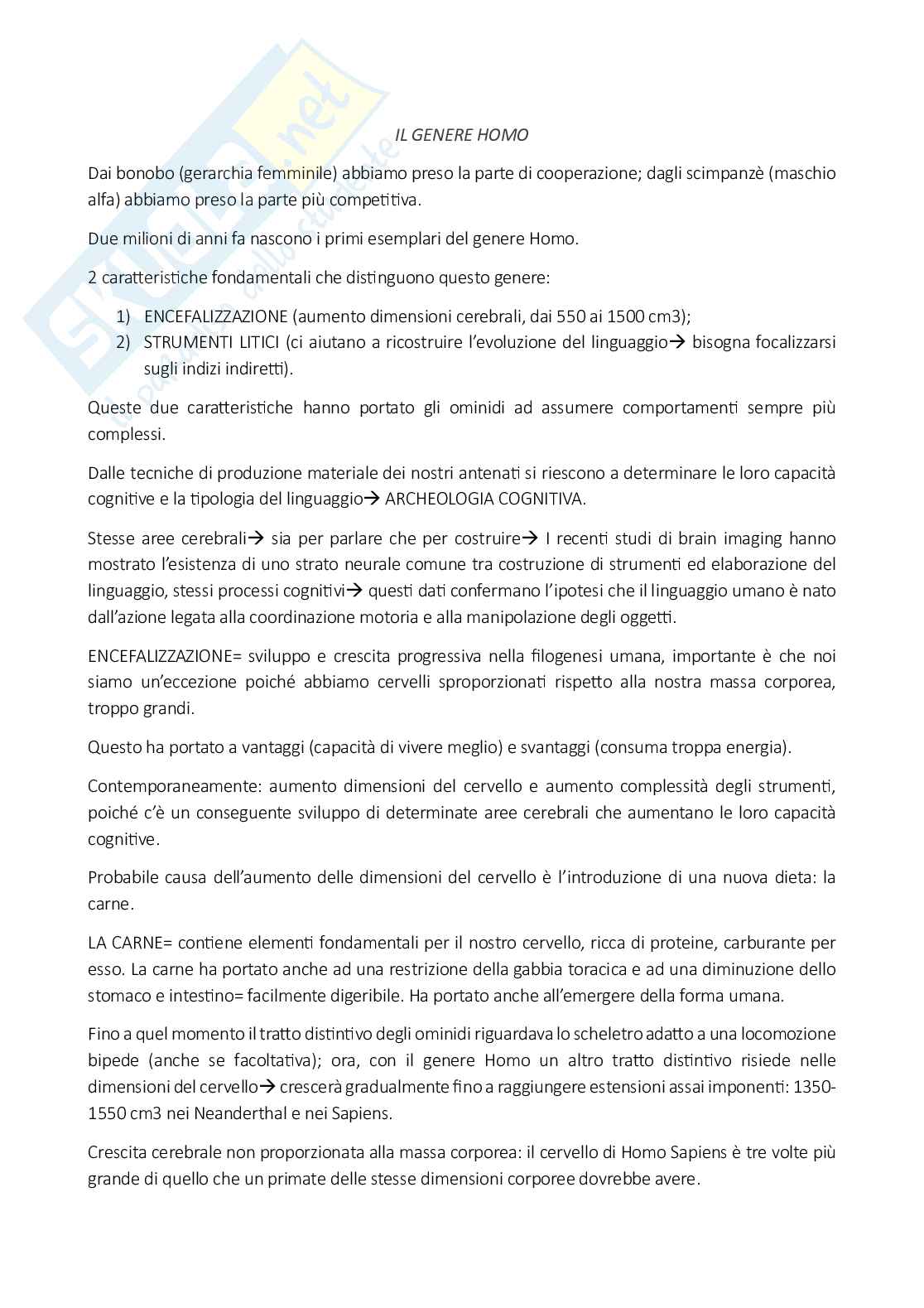 Genere homo Pag. 1