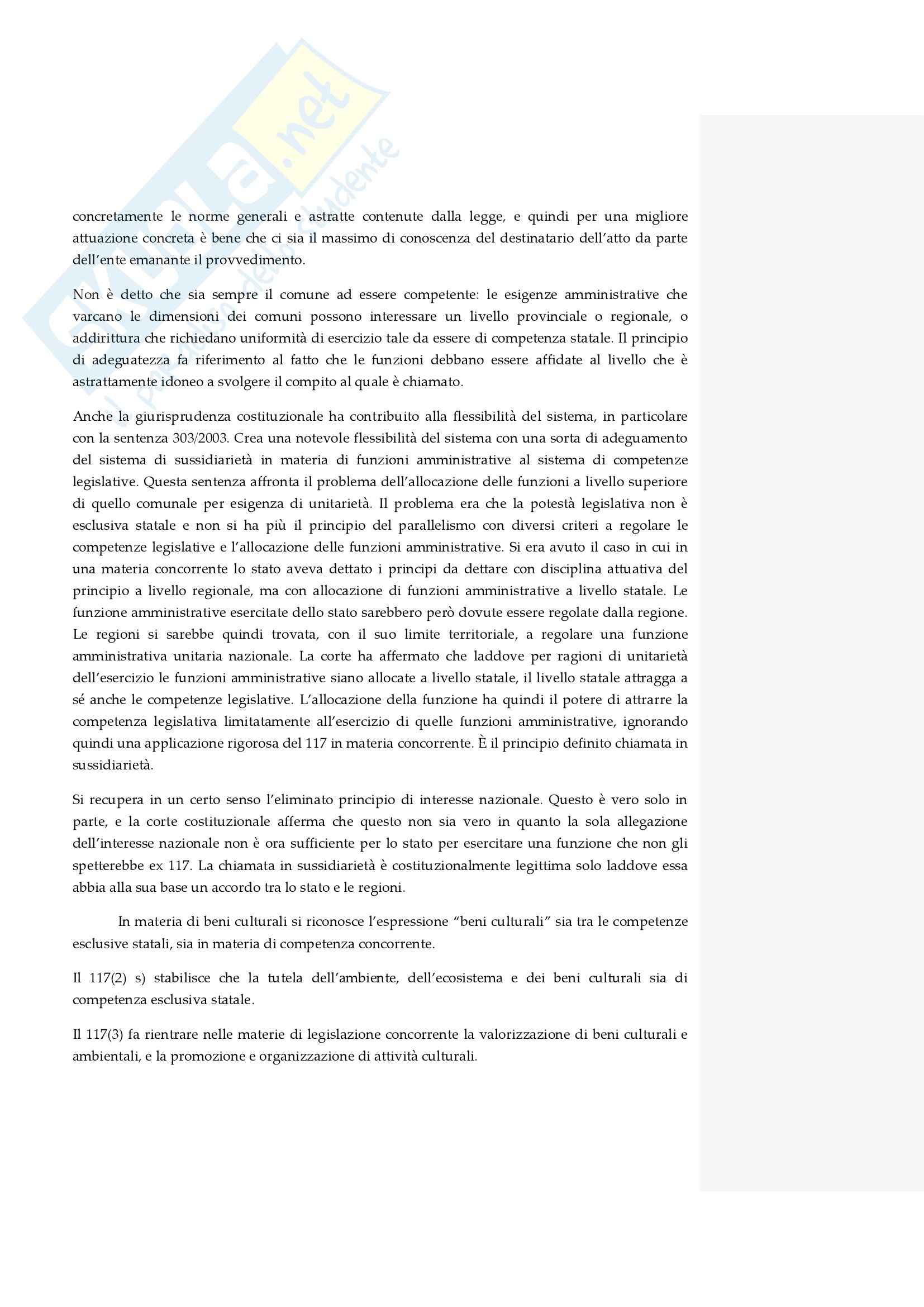 Elementi di Diritto Amministrativo per Beni Culturali - Esercizi Pag. 6
