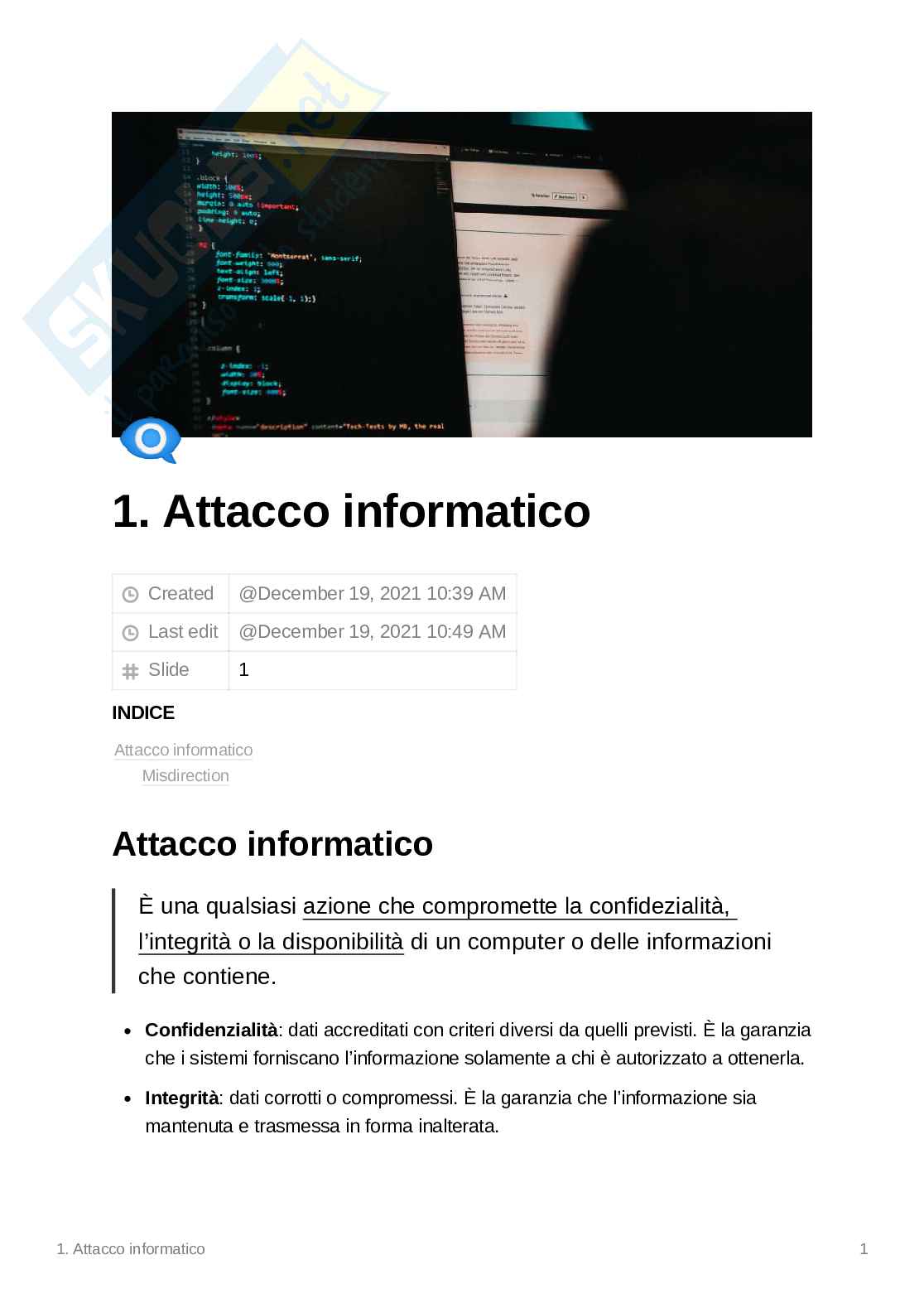 Appunti Sicurezza dei sistemi informatici in Internet - Corso completo Pag. 2