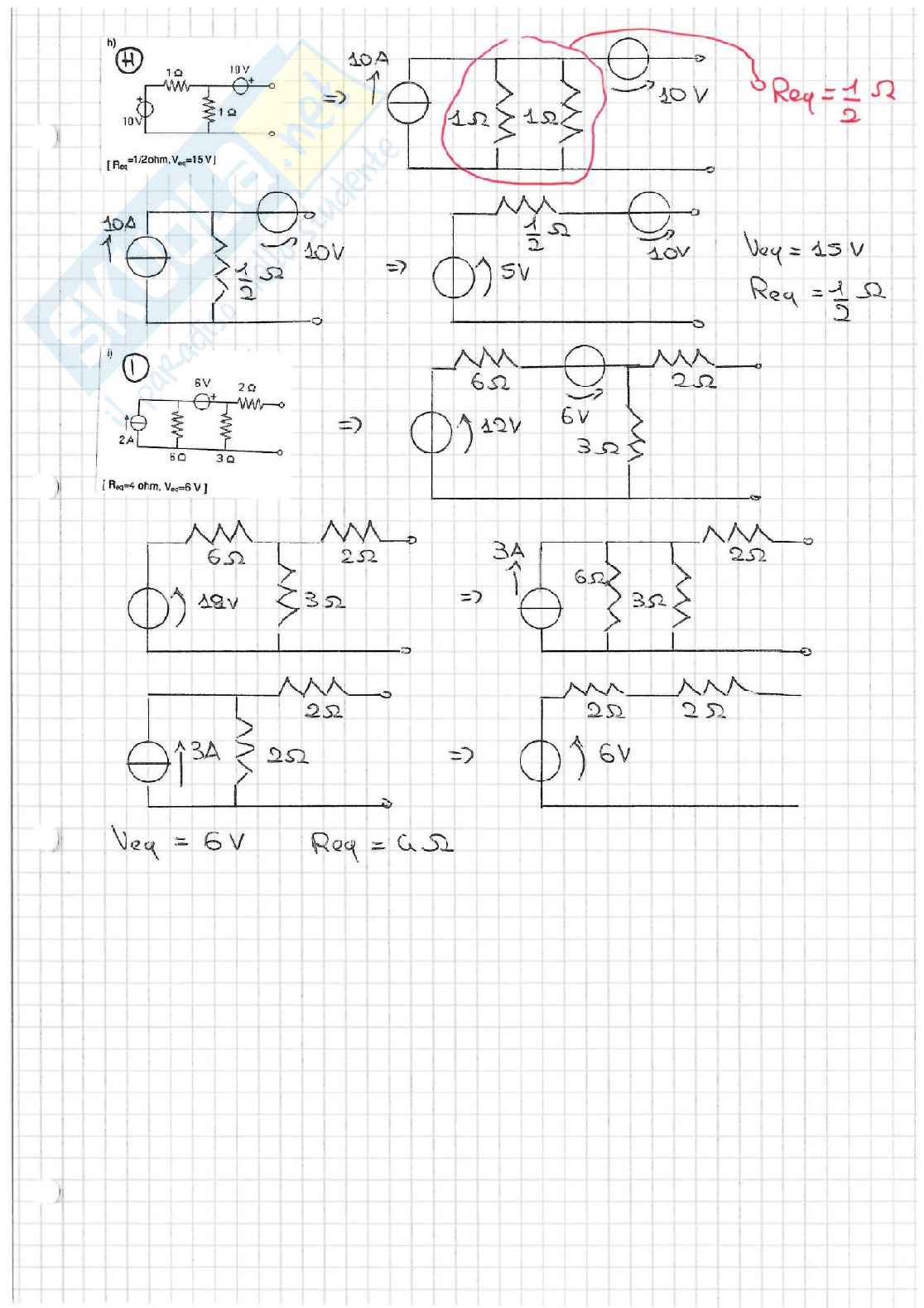 Esercizi parziali Elettrotecnica Pag. 21
