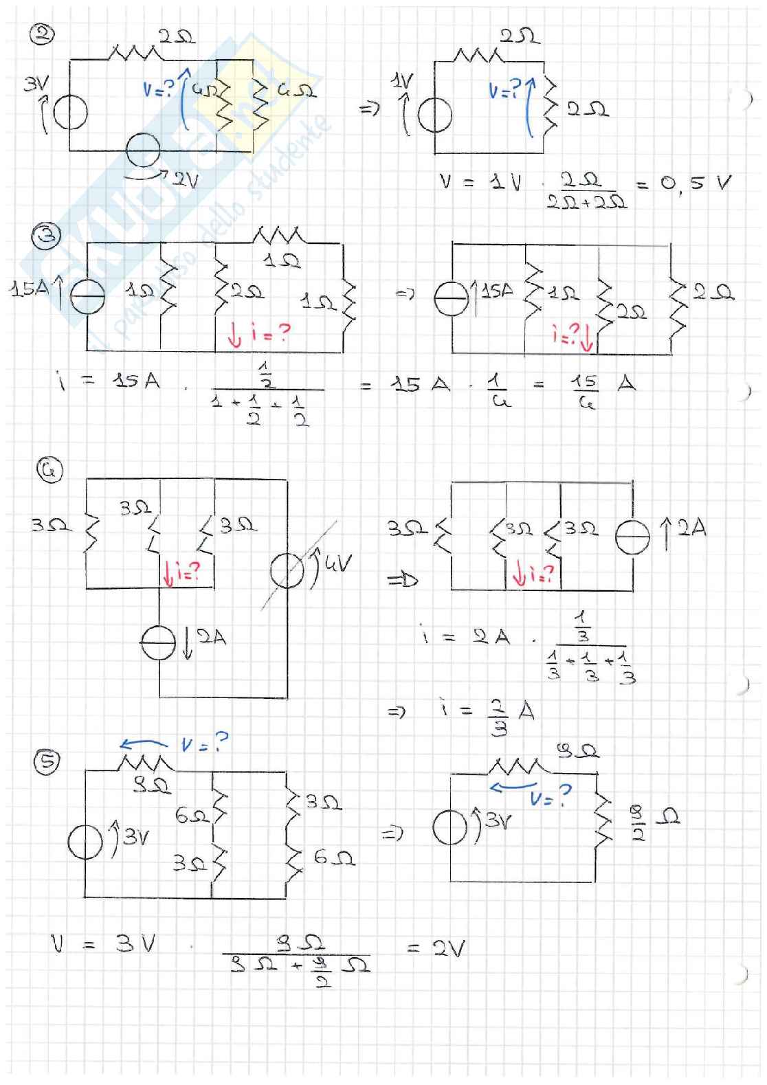 Esercizi parziali Elettrotecnica Pag. 6