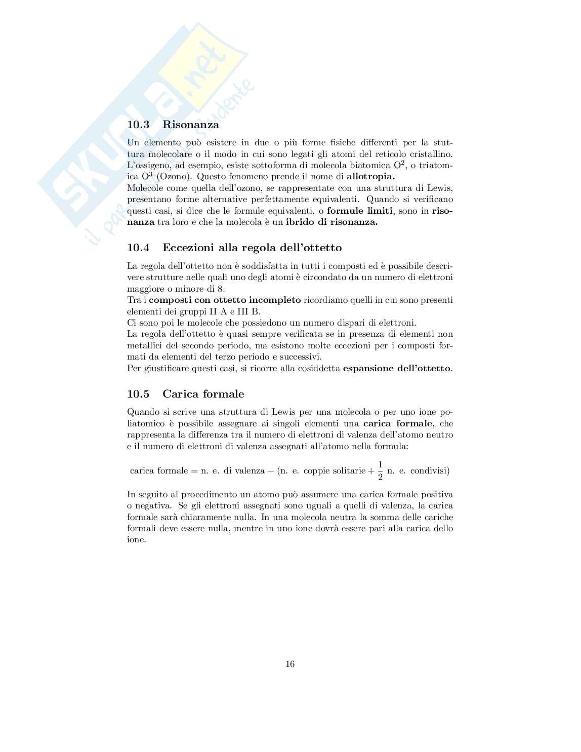 Fondamenti di chimica - Appunti completi del corso Pag. 16