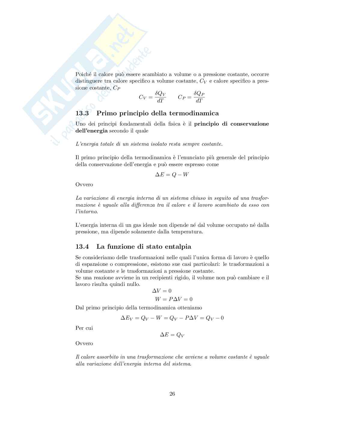 Fondamenti di chimica - Appunti completi del corso Pag. 26