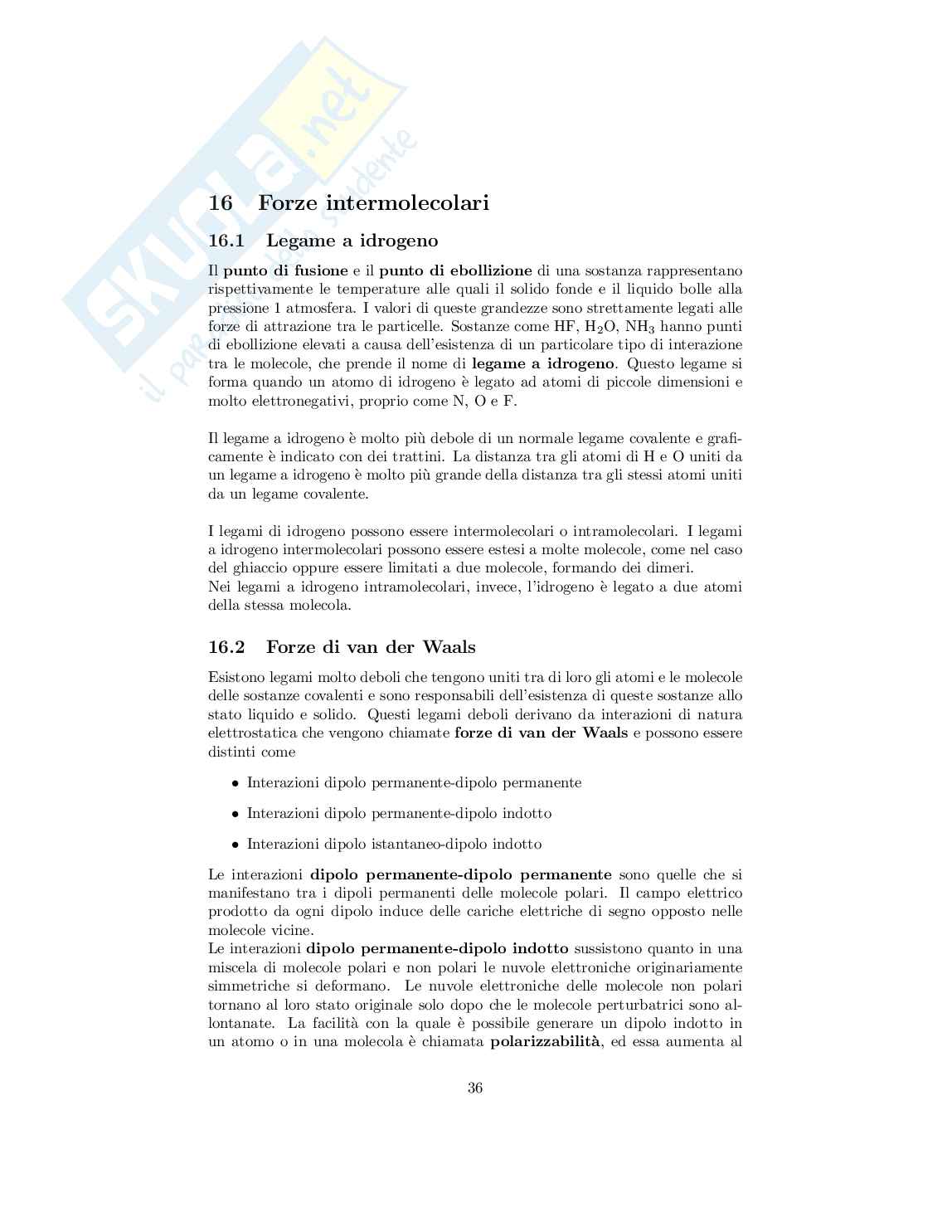 Fondamenti di chimica - Appunti completi del corso Pag. 36