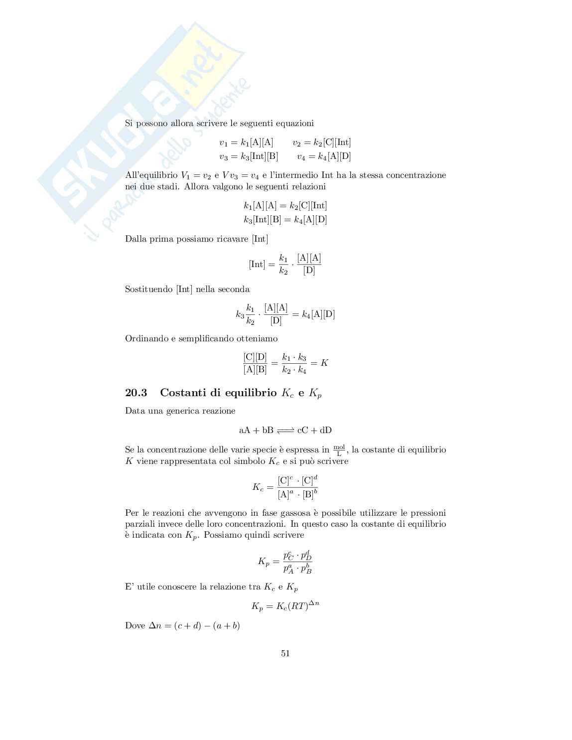 Fondamenti di chimica - Appunti completi del corso Pag. 51