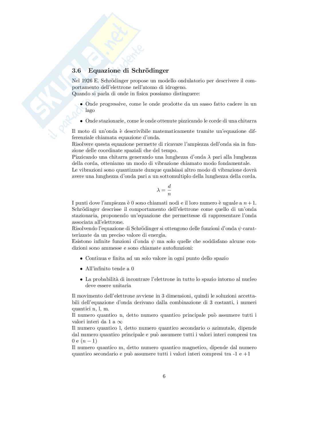 Fondamenti di chimica - Appunti completi del corso Pag. 6