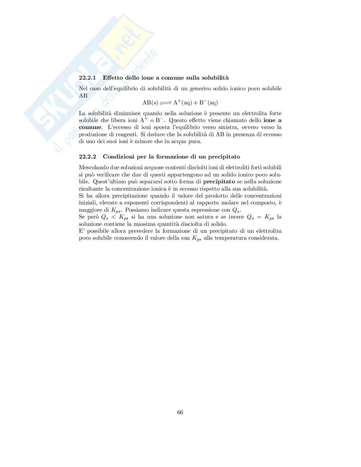 Fondamenti di chimica - Appunti completi del corso Pag. 66