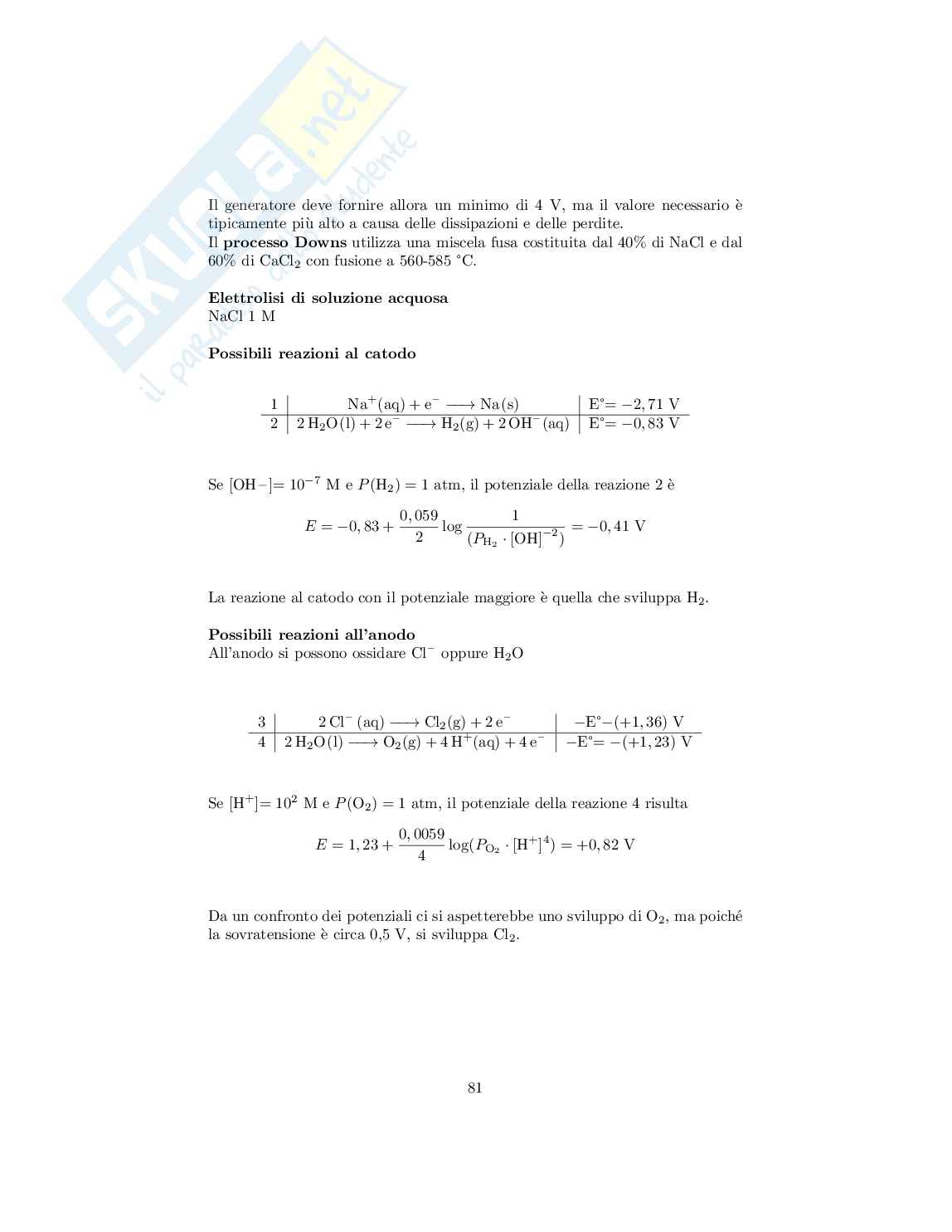 Fondamenti di chimica - Appunti completi del corso Pag. 81