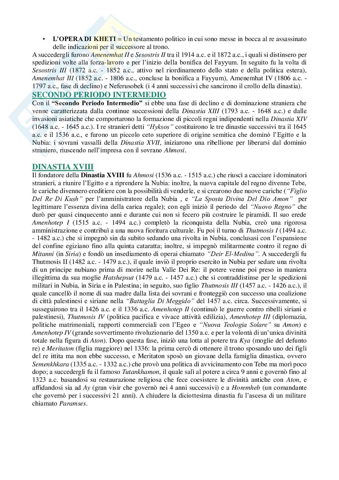 Riassunto esame Egittologia, Prof. Buzi Paola, libro consigliato Gli dèi Dell'Antico Egitto, Hornung Pag. 6