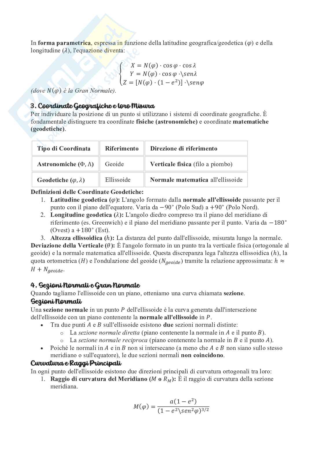 Argomenti di Geomatica Pag. 6