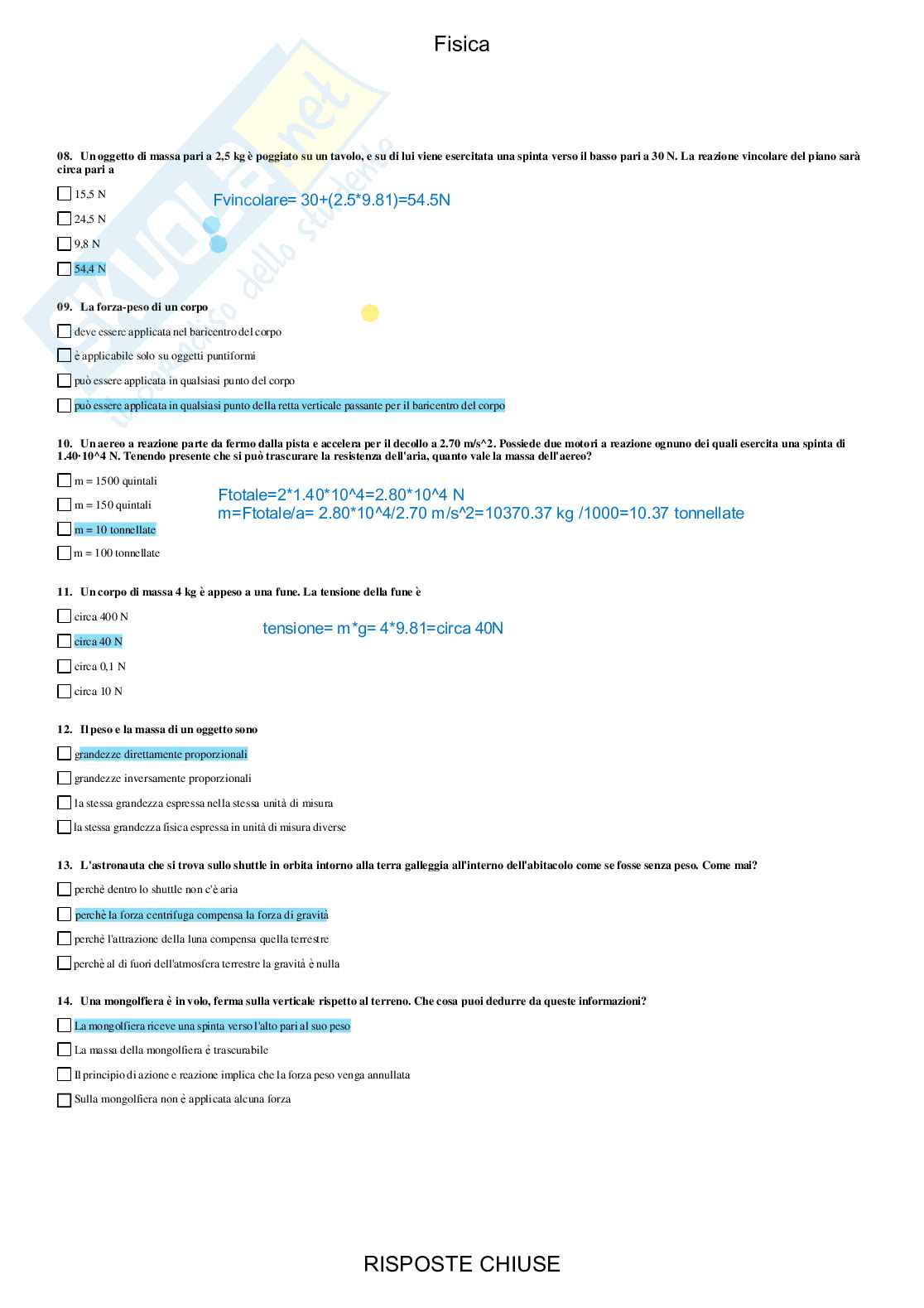 Fisica - Paniere compilato Pag. 31