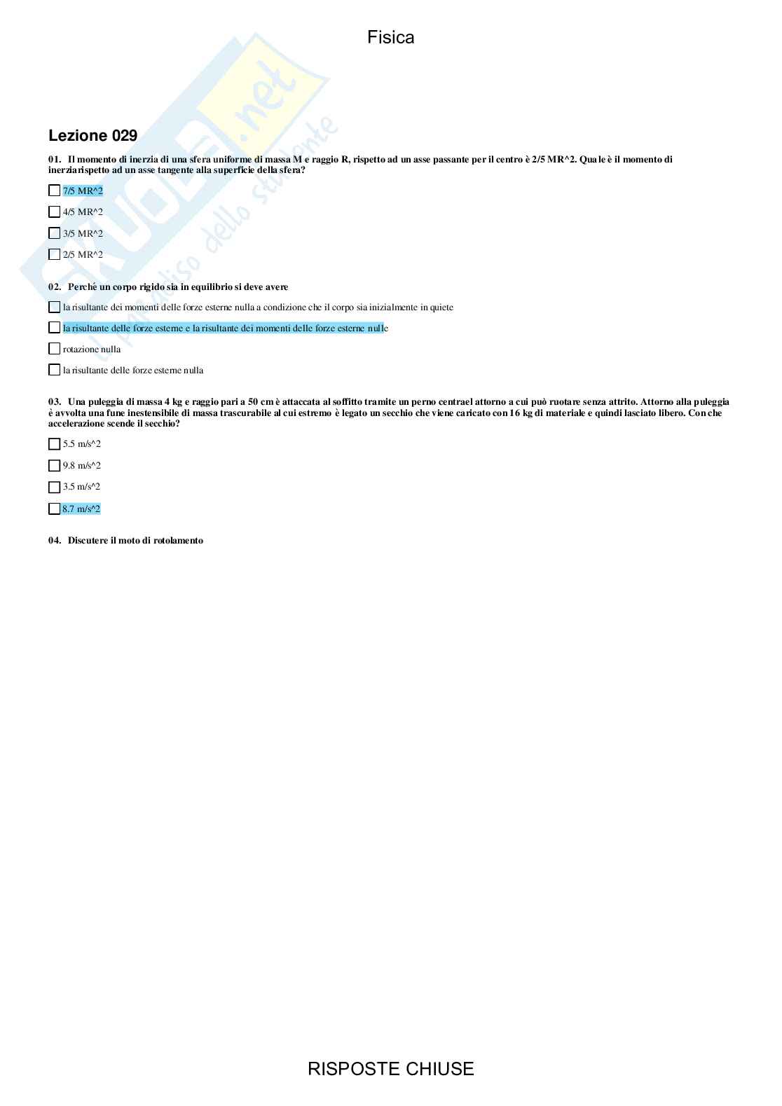 Fisica - Paniere compilato Pag. 66