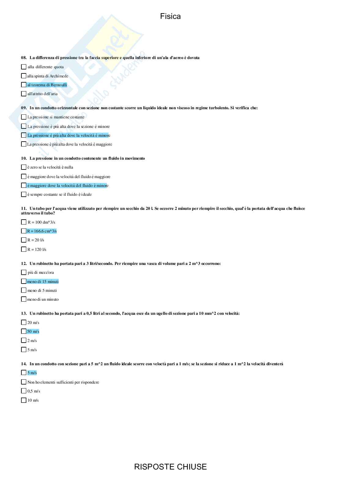 Fisica - Paniere compilato Pag. 76