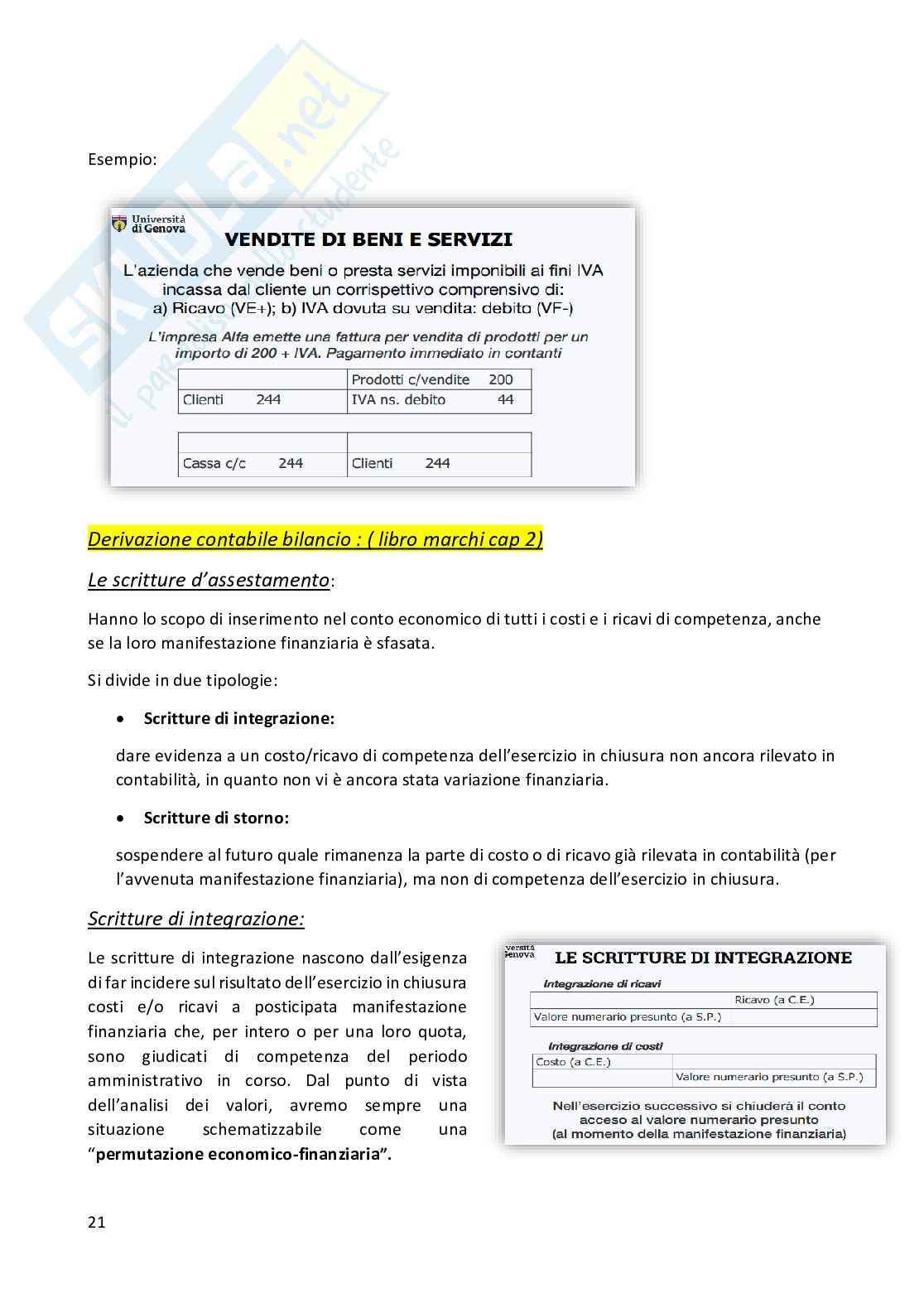 Appunti di Ragioneria generale, anno 2025 Pag. 21