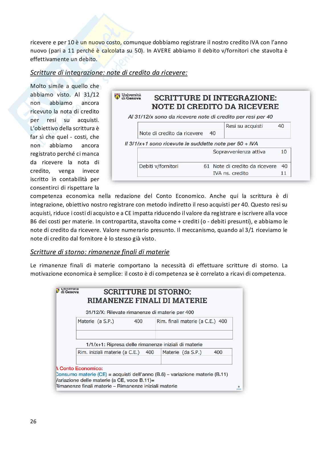 Appunti di Ragioneria generale, anno 2025 Pag. 26