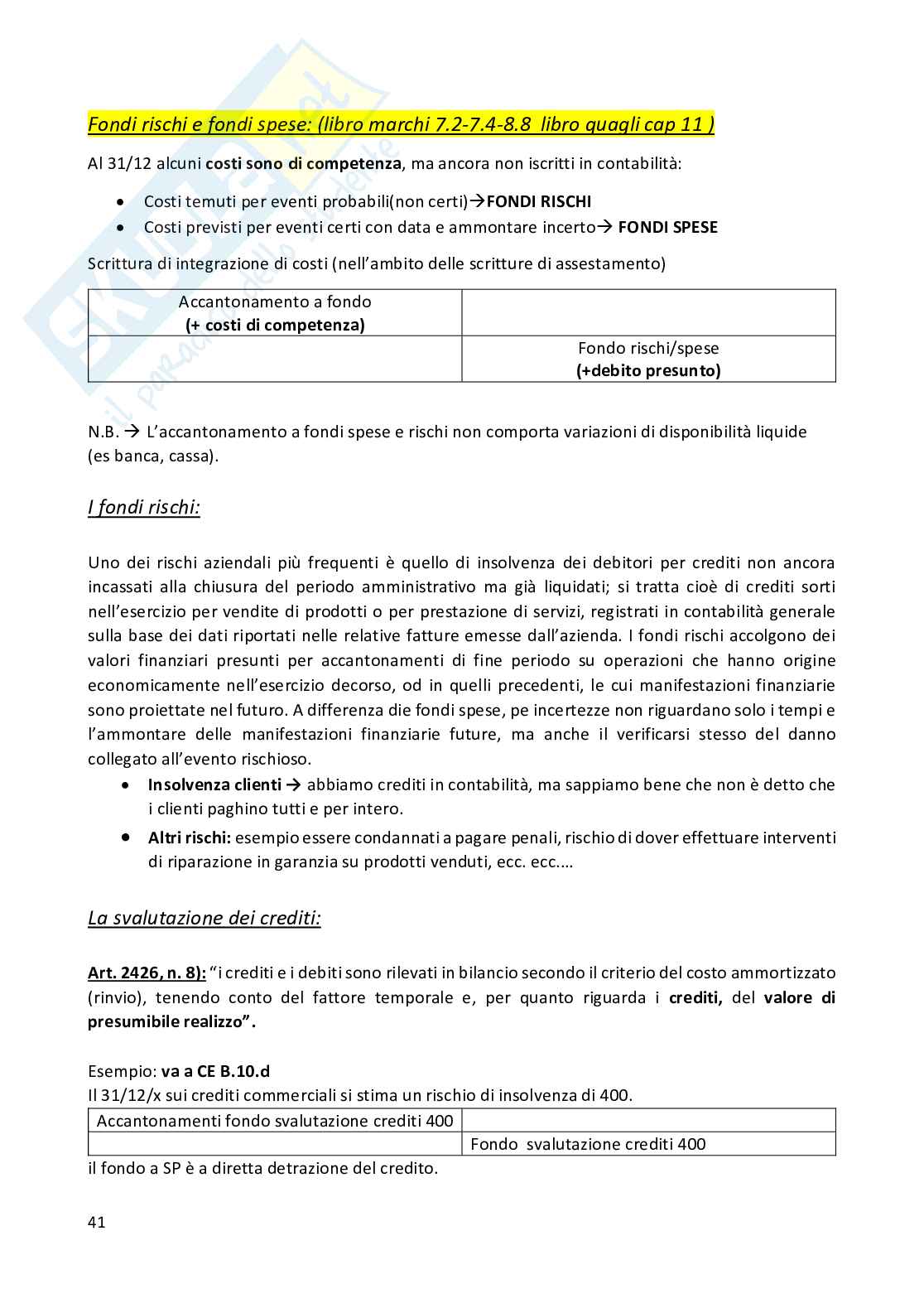 Appunti di Ragioneria generale, anno 2025 Pag. 41