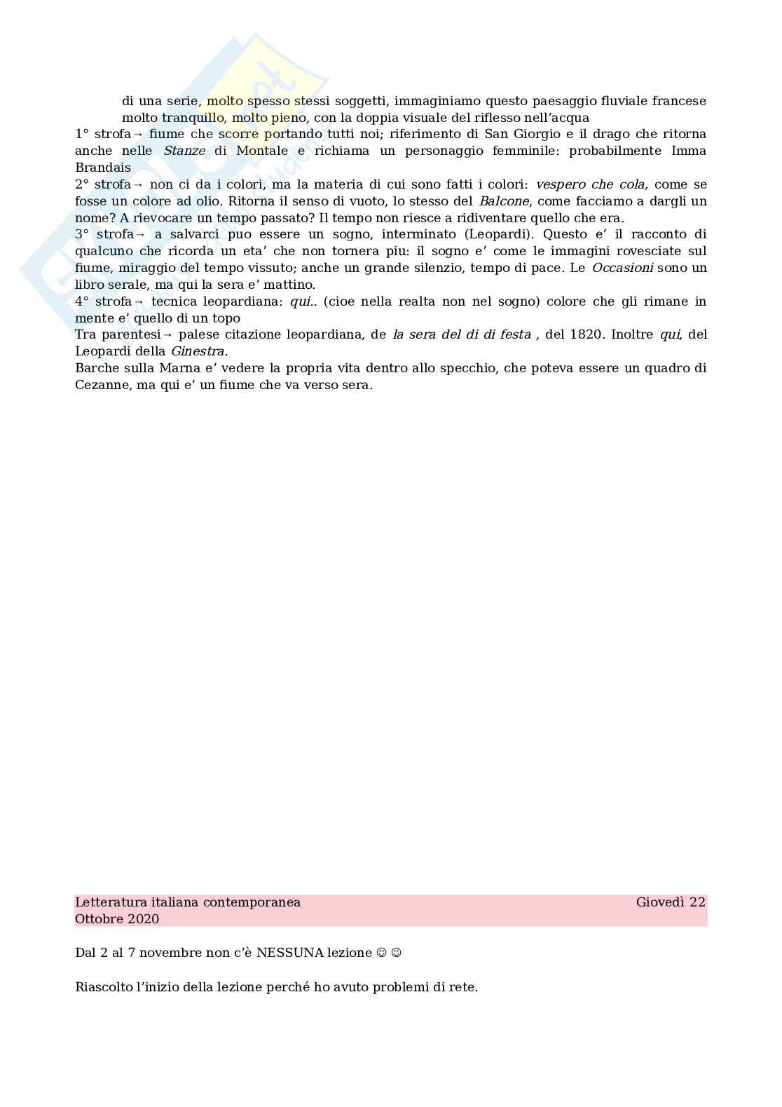 Appunti esame Letteratura italiana contemporanea Pag. 61